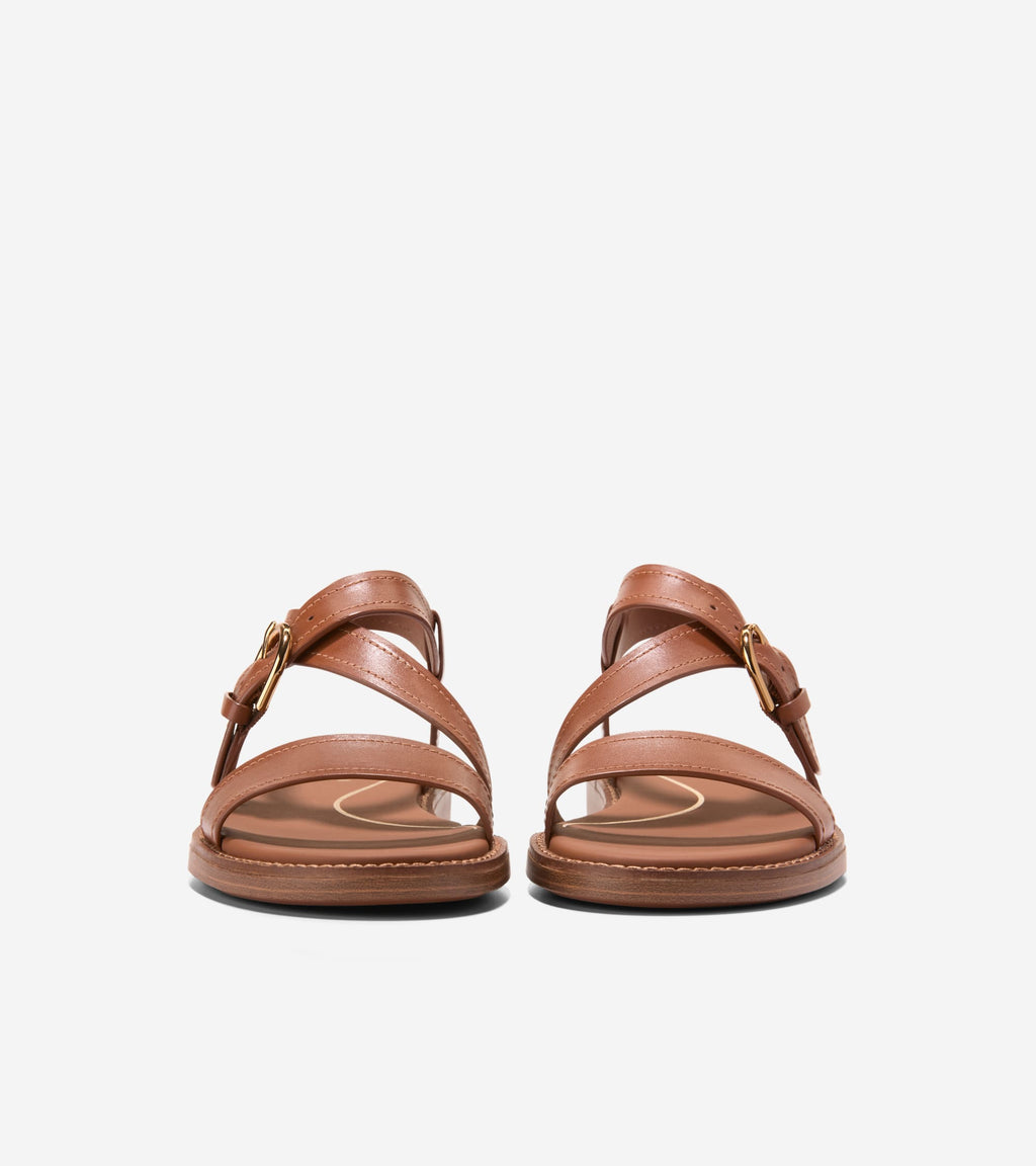 Women's Kami Buckle Sandals-British Tan