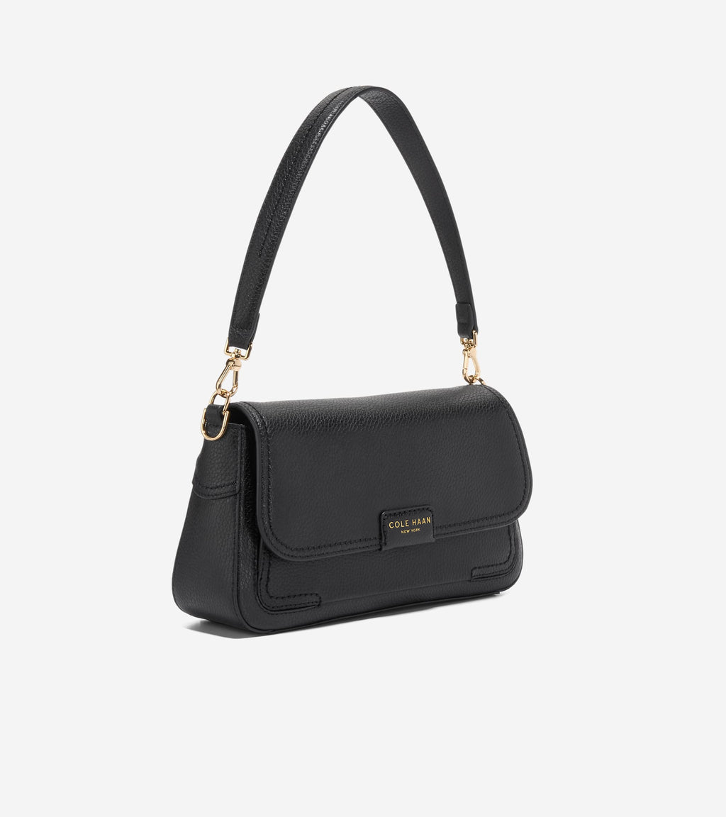 Women's Leighton Shoulder Bag-Black