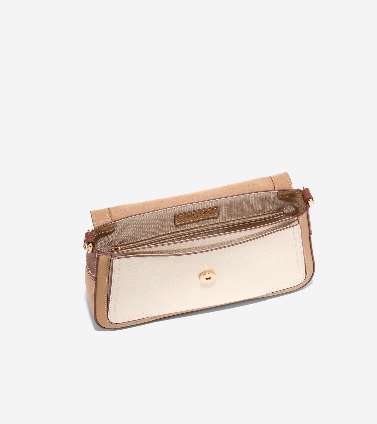 Women's Leighton Shoulder Bag-Tuscan Sand Ivory-Dark Cuoio