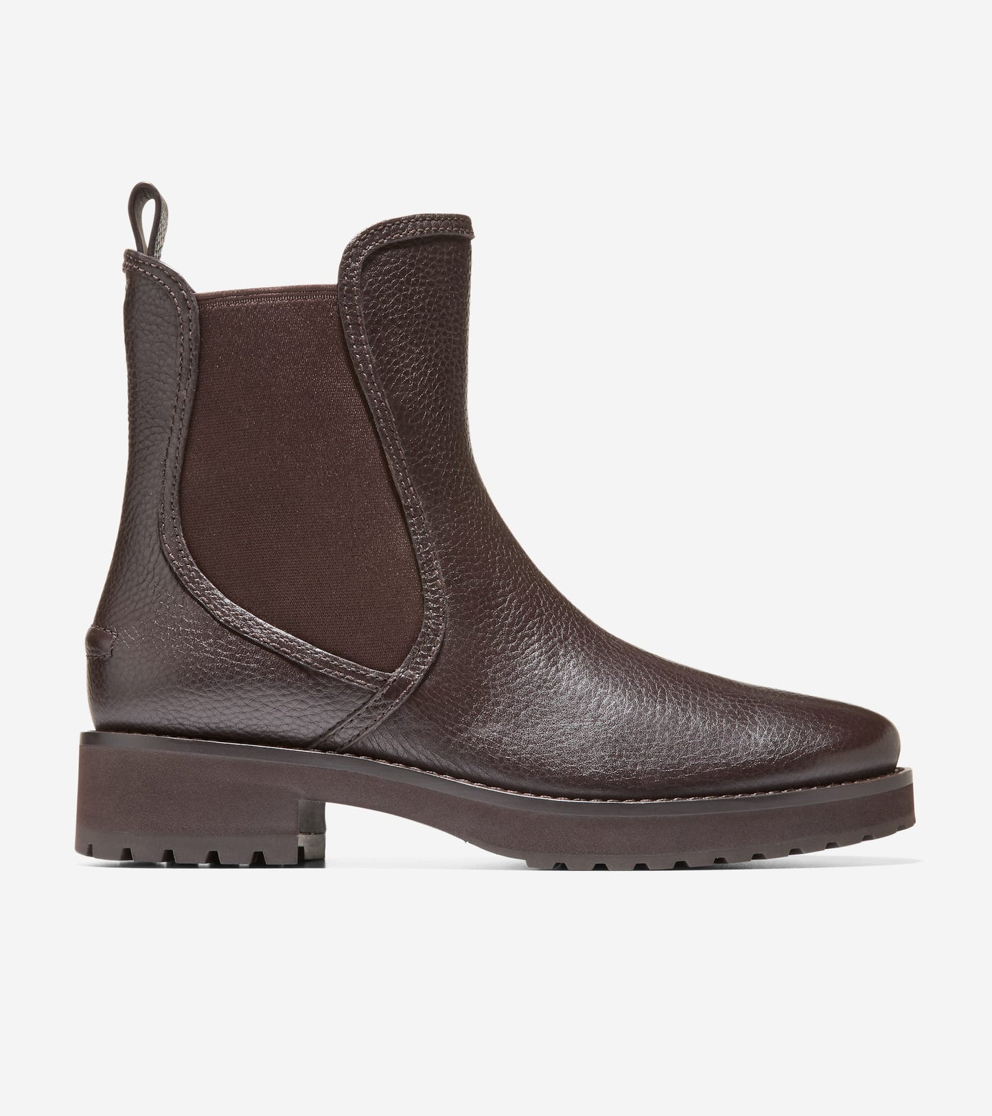 Women's Lyndon Waterproof Chelsea Booties-Dark Chocolate