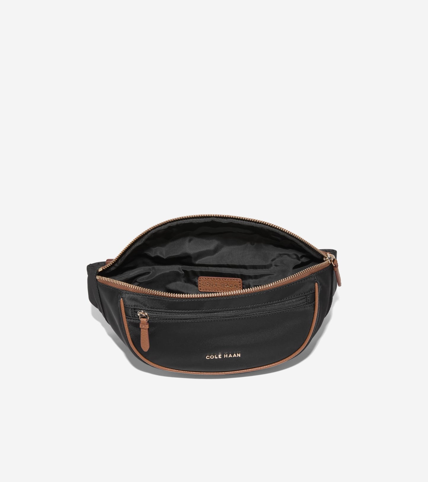 Women's Mackenna Nylon Belt Bag-Black-Golden Honey
