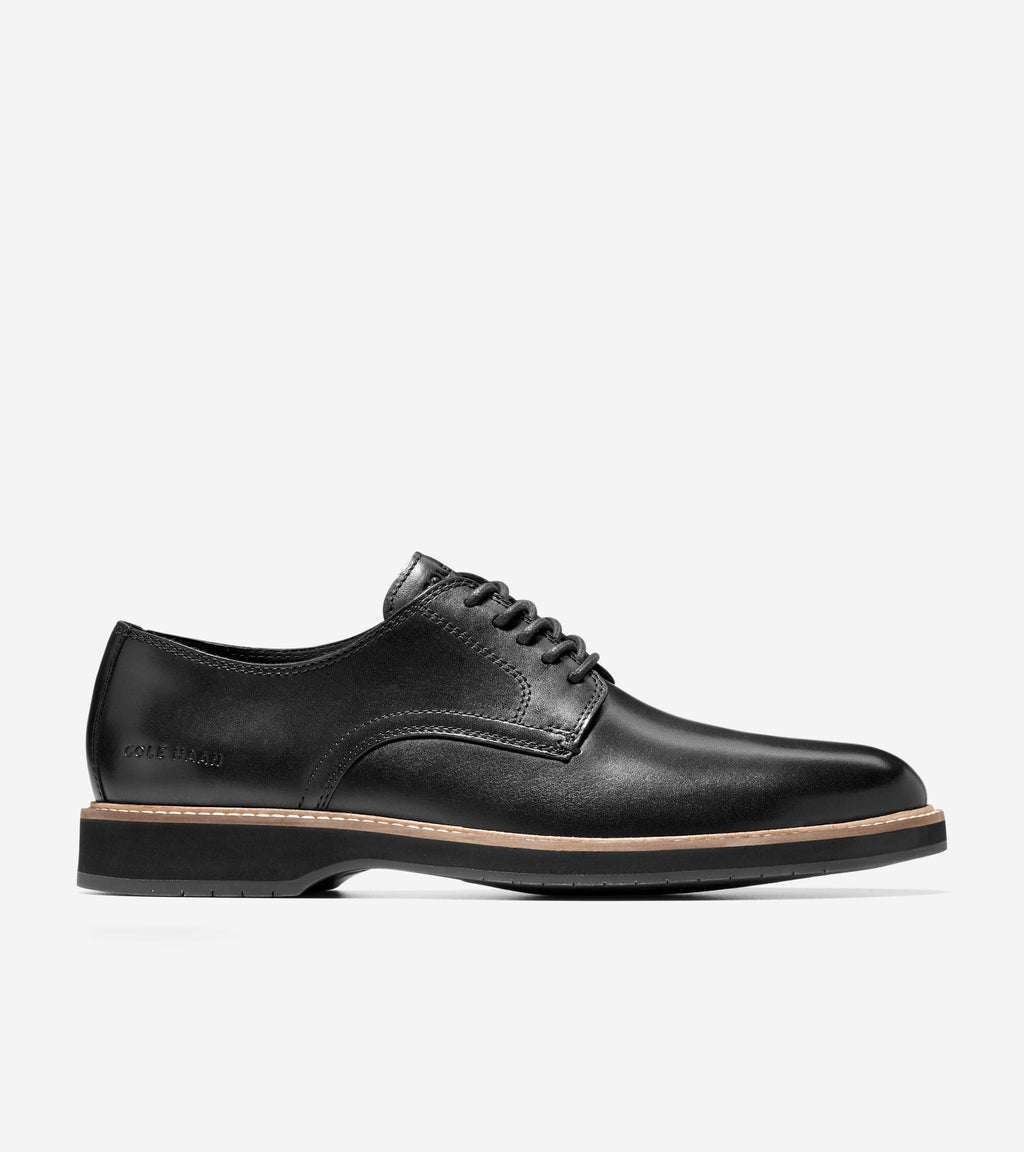 Men's Morse Grand Plain Toe Oxfords-Black