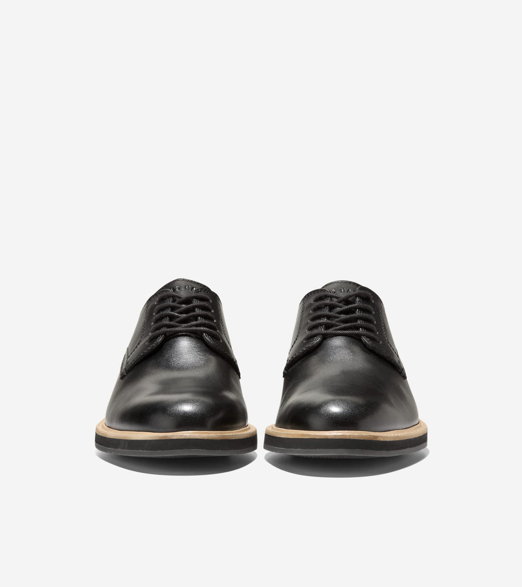 Men's Morse Grand Plain Toe Oxfords-Black