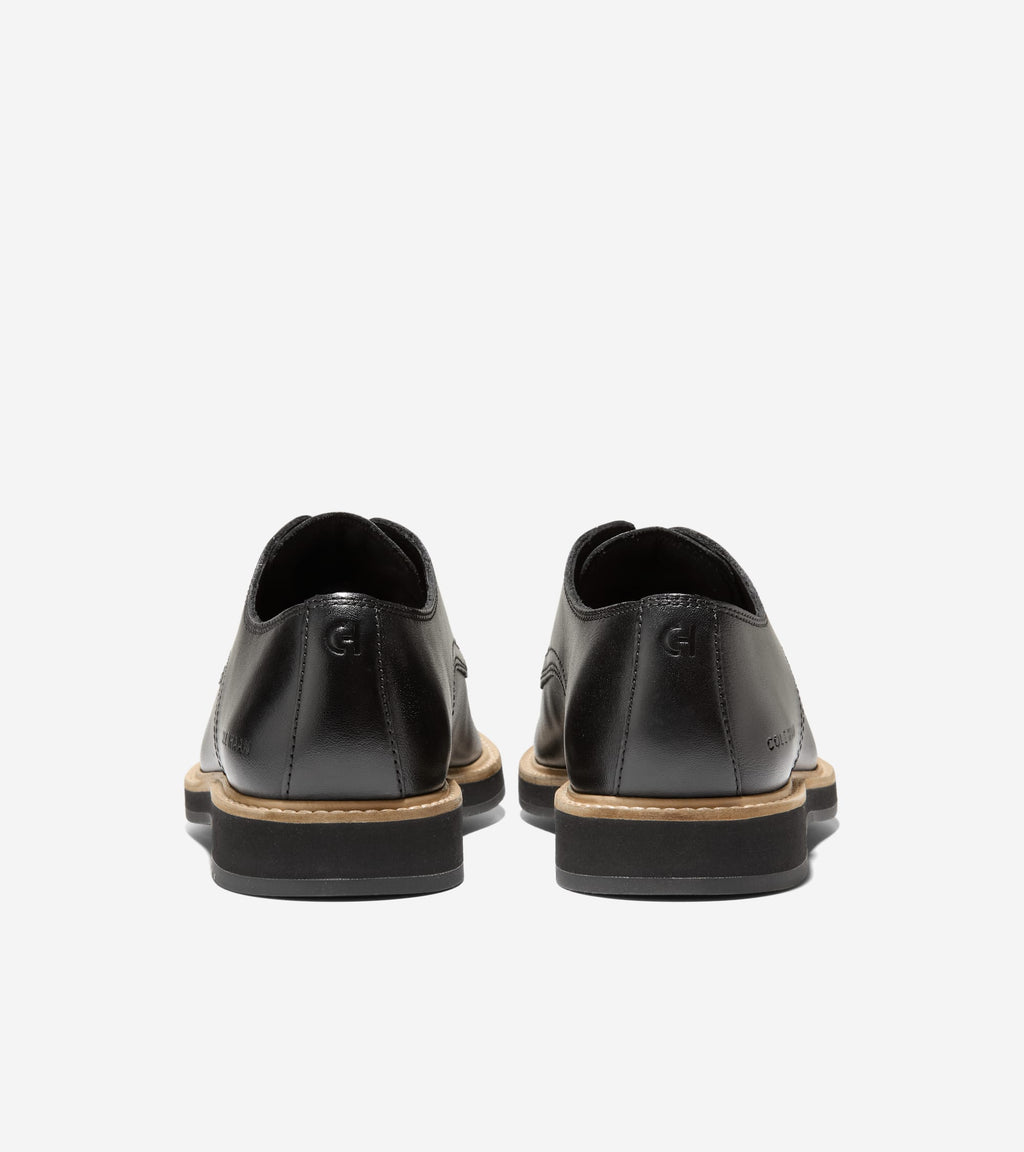 Men's Morse Grand Plain Toe Oxfords-Black