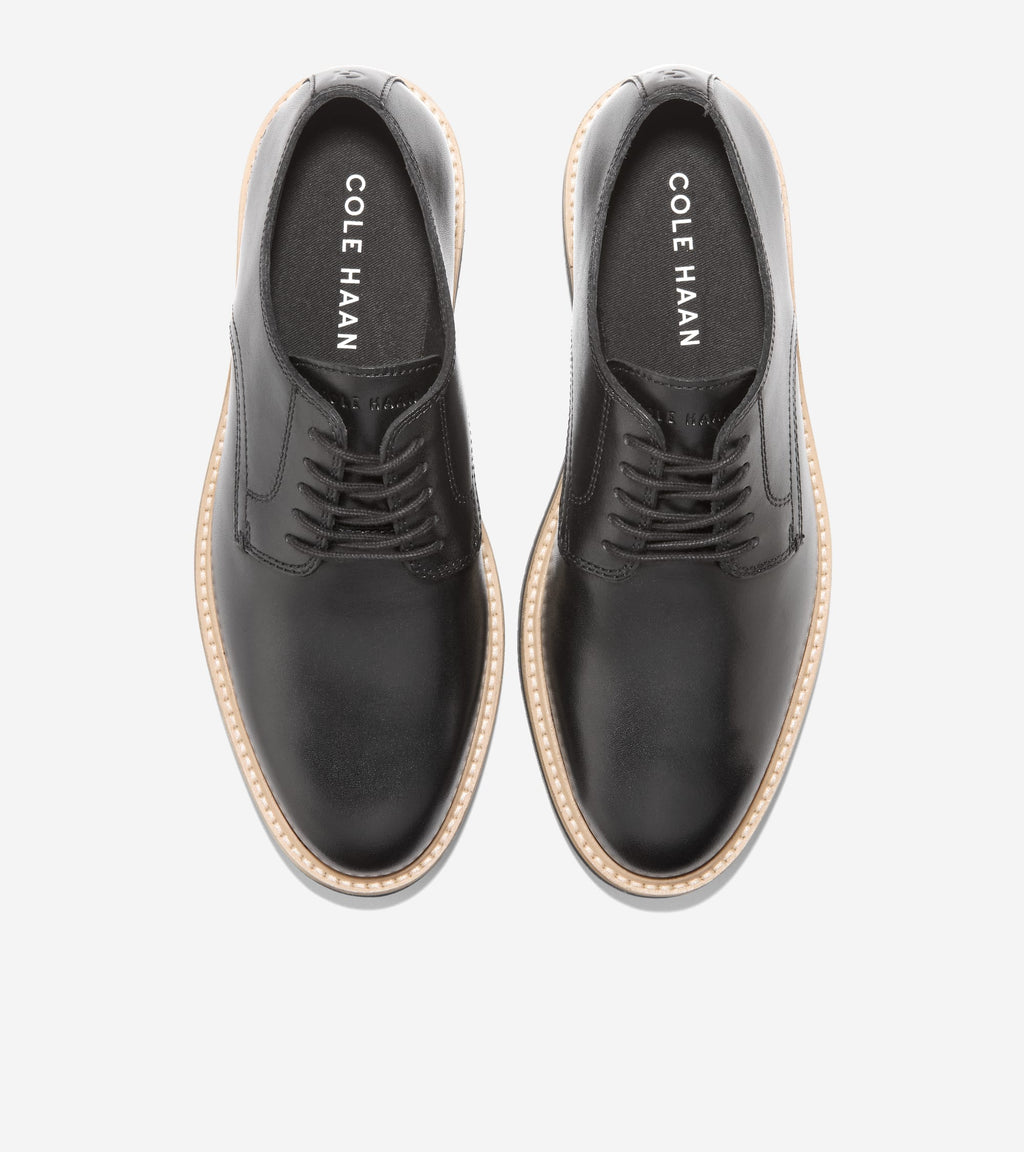 Men's Morse Grand Plain Toe Oxfords-Black