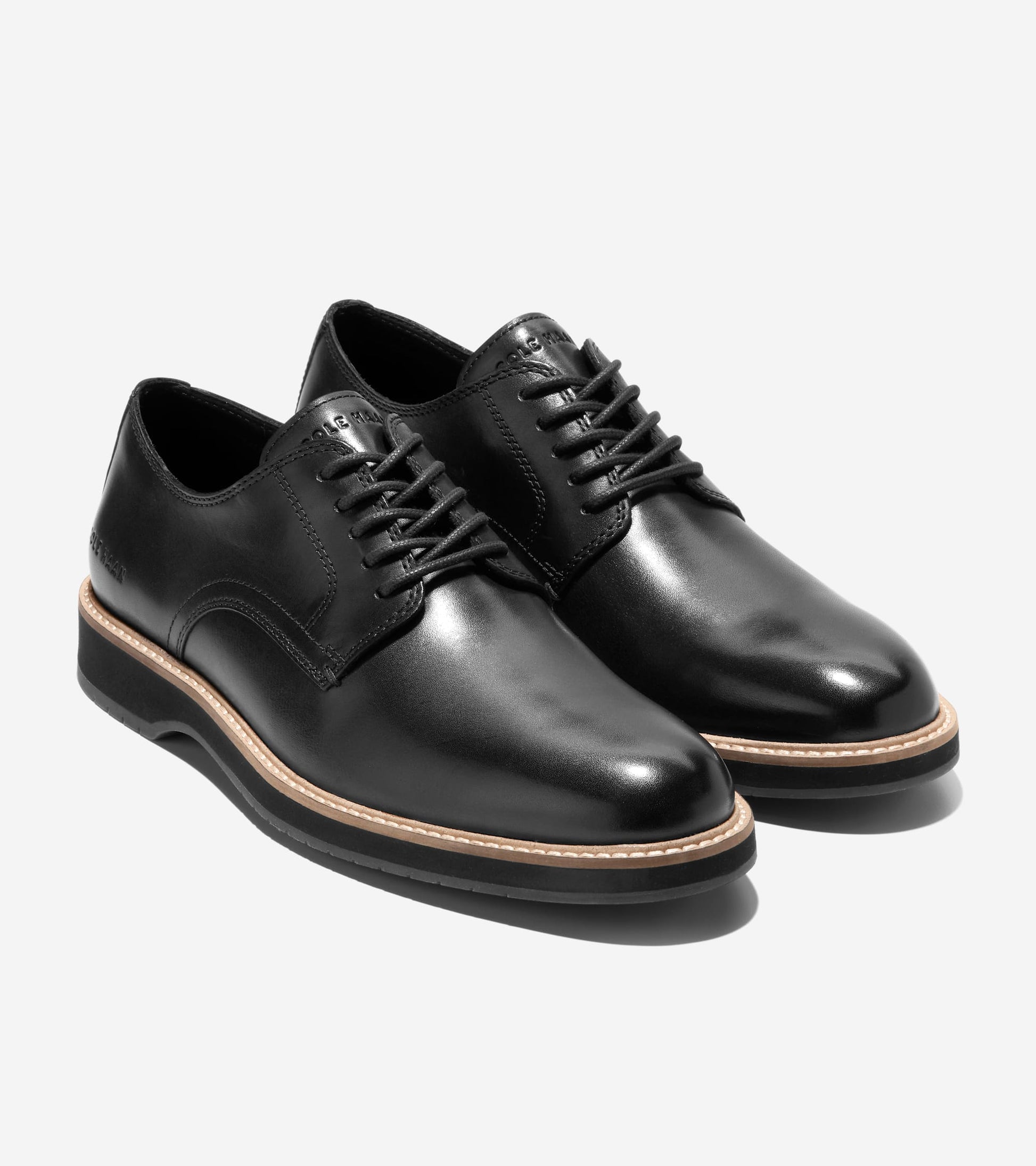 Men's Morse Grand Plain Toe Oxfords-Black