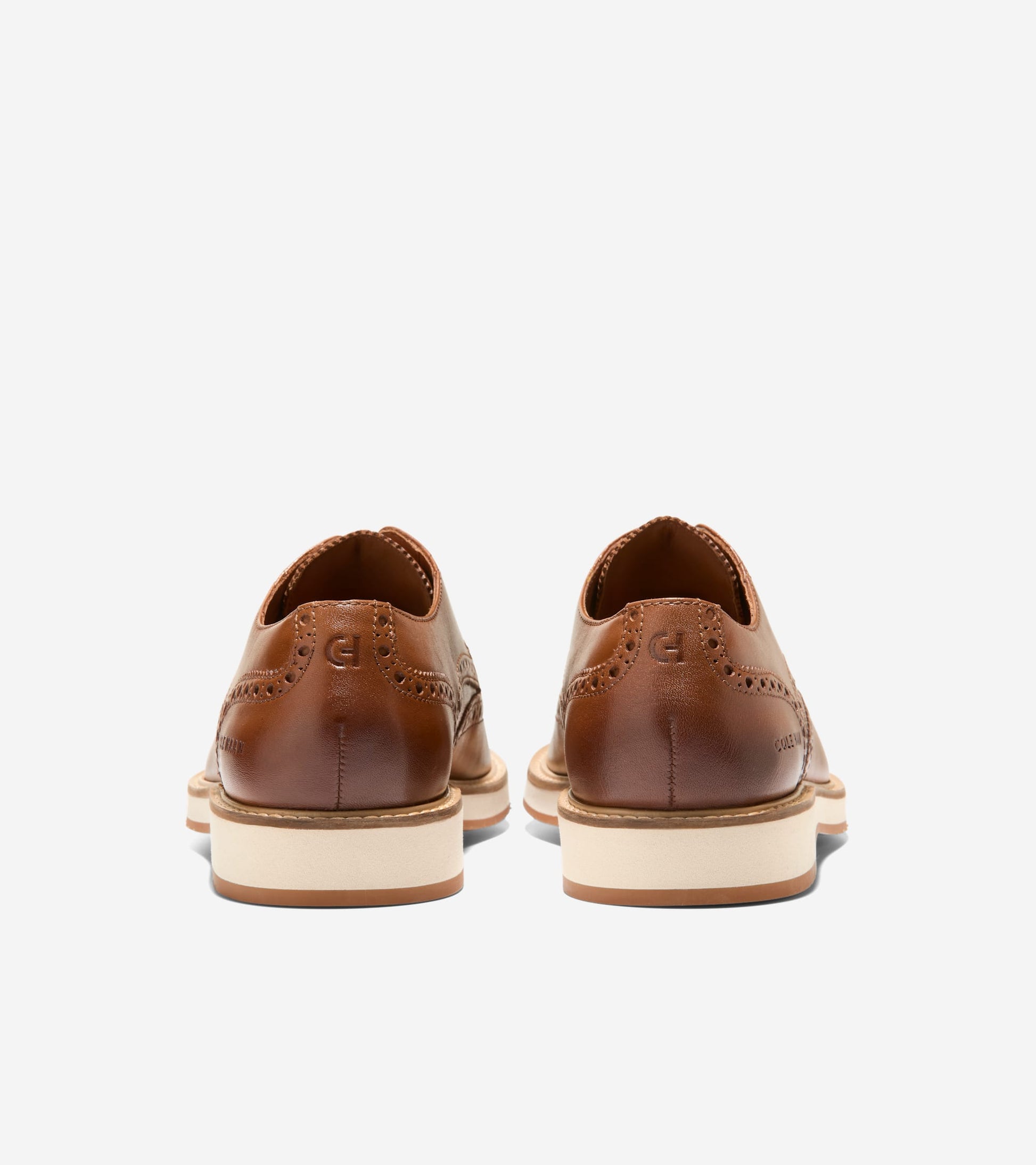 Men's Morse Grand Wingtip Oxfords-British Tan-Ivory-Gum