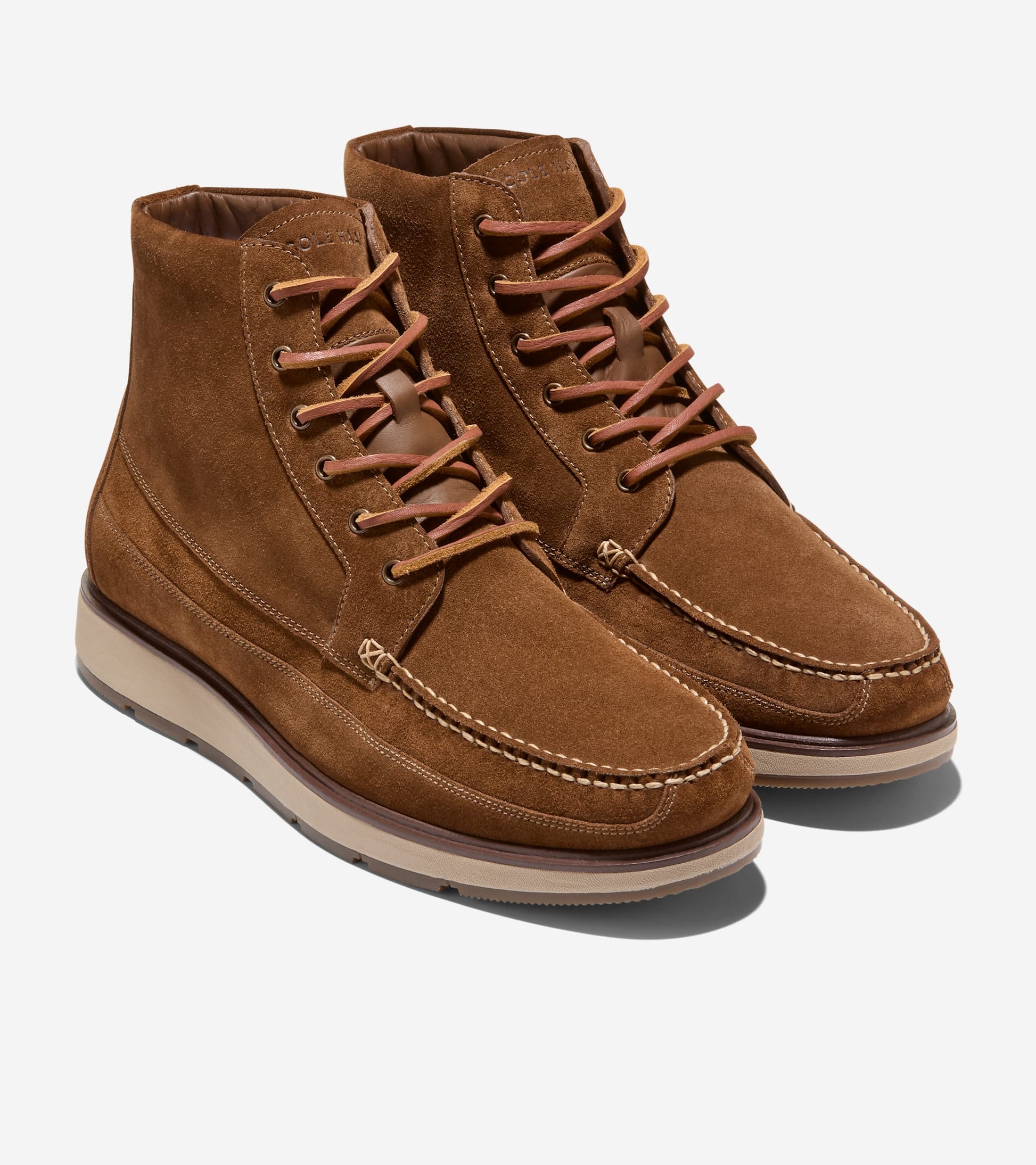 Men's Muir Moc Tall Waterproof Boots-Spiced Brown-Oat