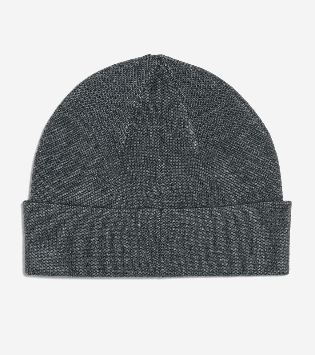 Men's Birdseye Beanie-Caviar