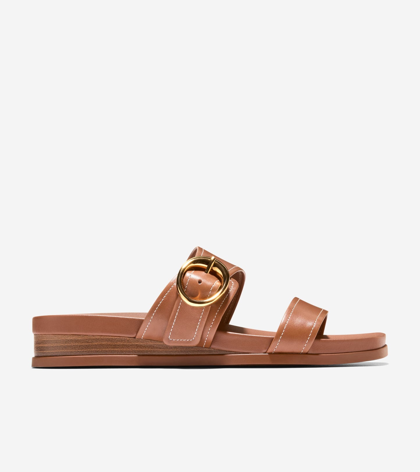 Women's Oaklynn Double Band Footbed Sandals-British Tan