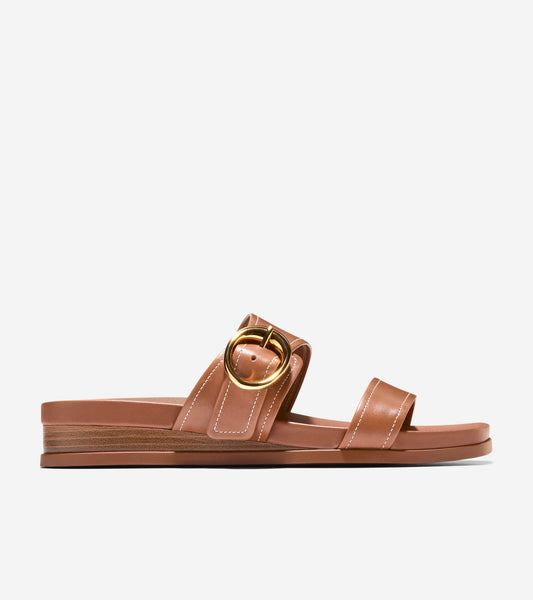 Women's Oaklynn Double Band Footbed Sandals-British Tan