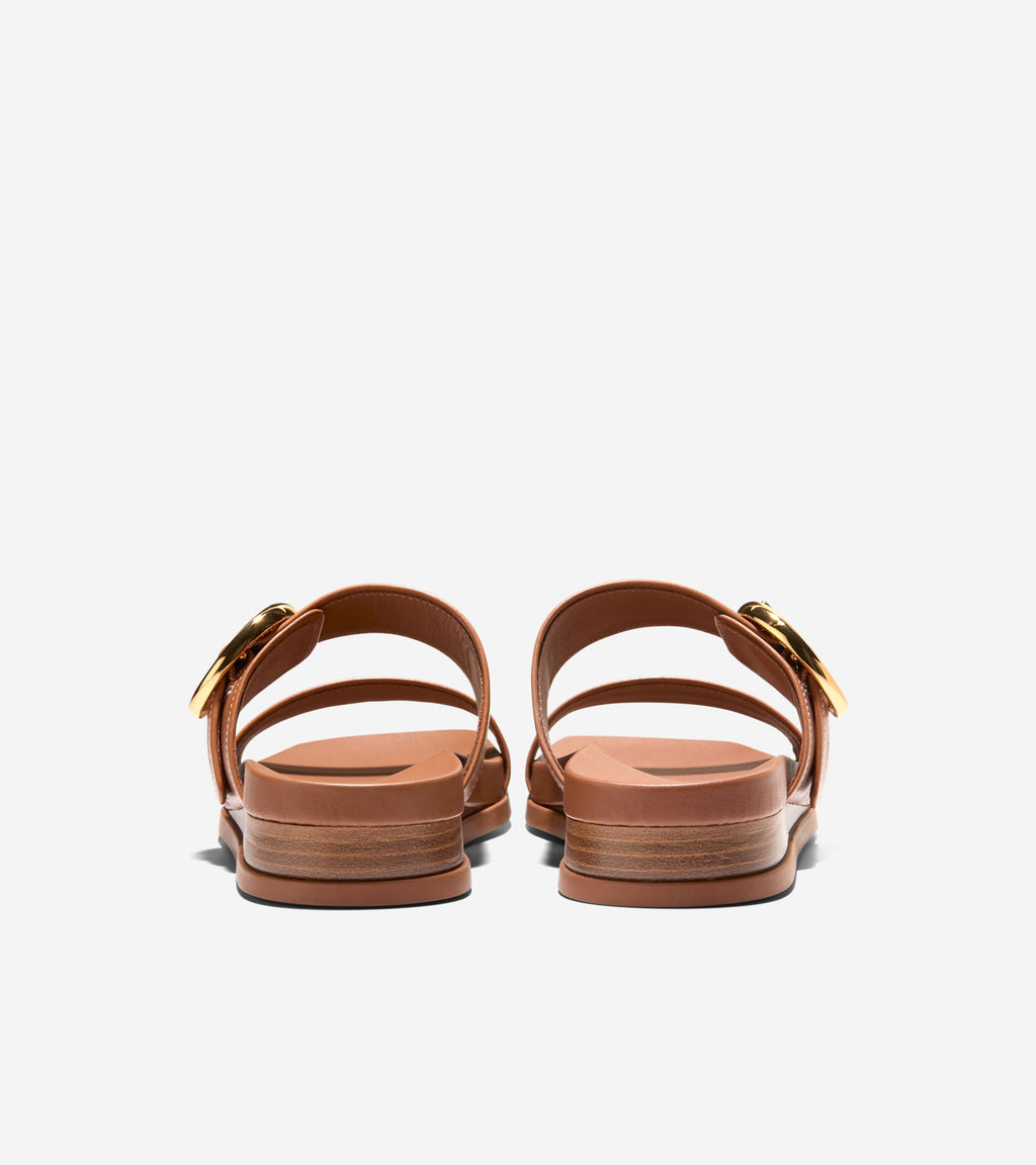 Women's Oaklynn Double Band Footbed Sandals-British Tan