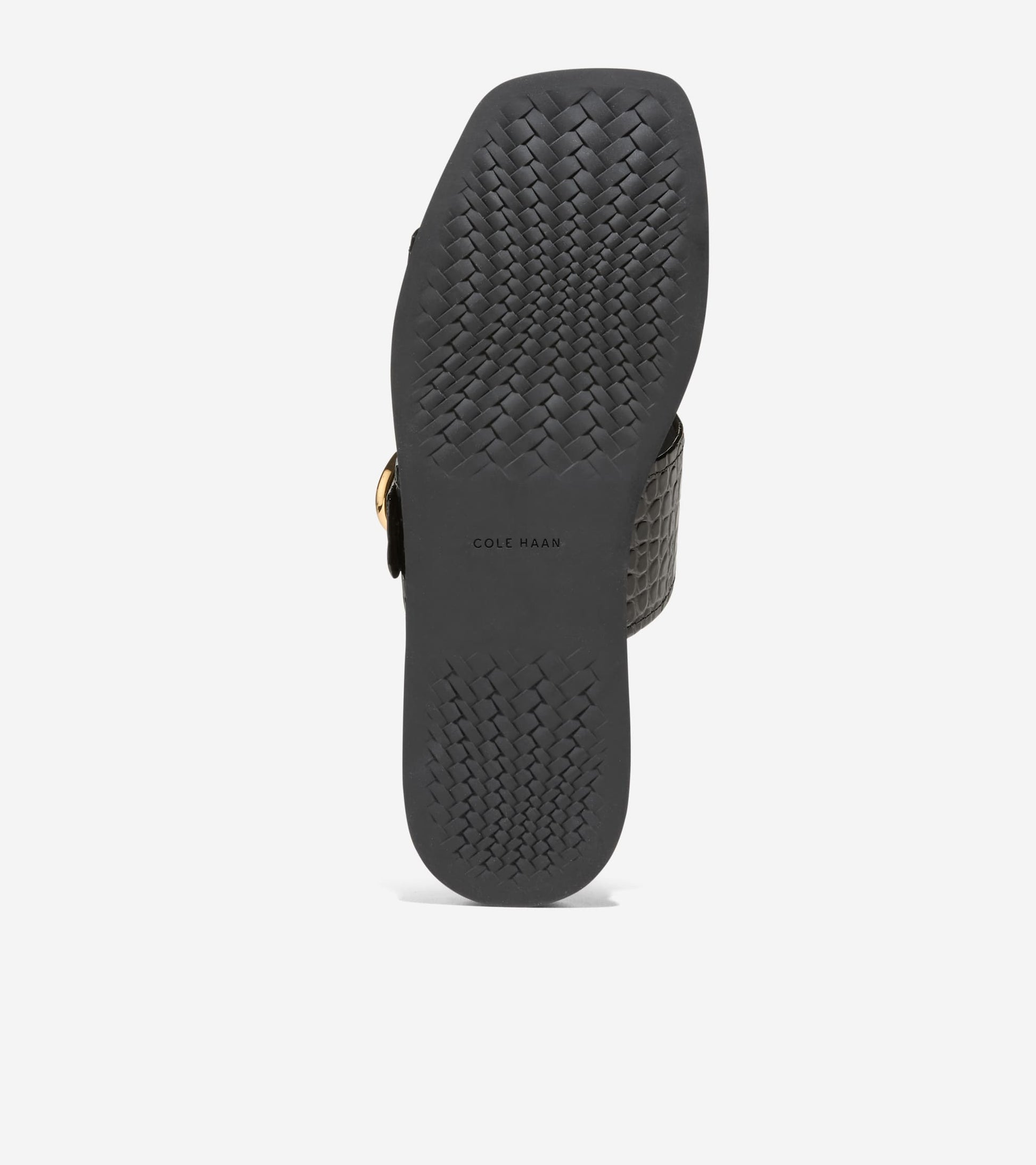 Women's Oaklynn Double Band Footbed Sandals-Black Croc Print