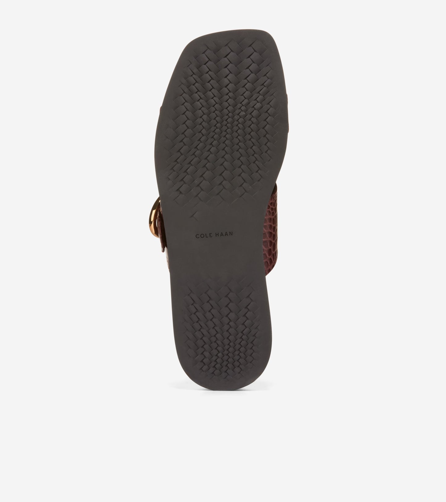 Women's Oaklynn Double Band Footbed Sandals-Mahogany Croc Print