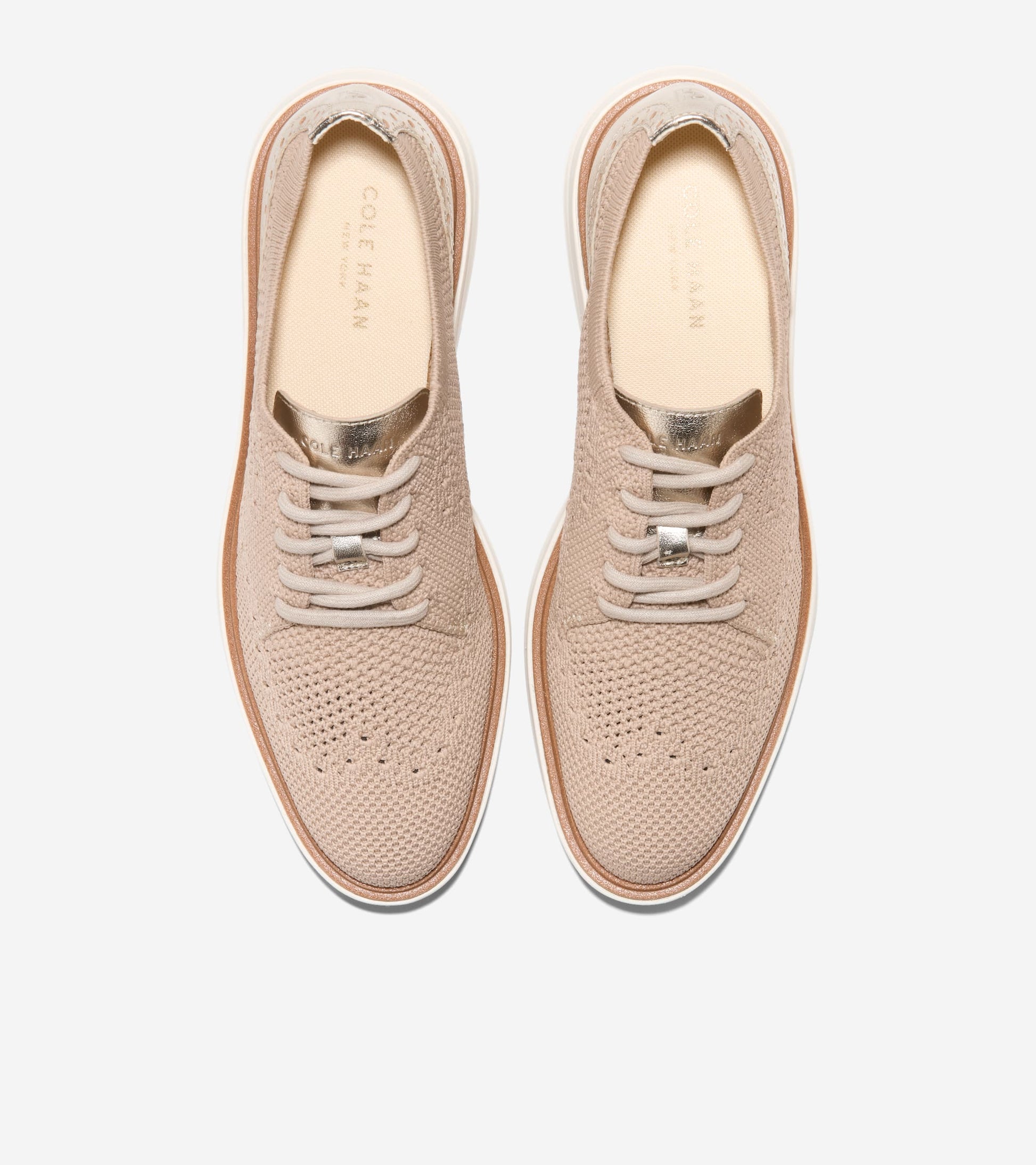 Women's ØriginalGrand CitySpectre Stitchlite™ Oxfords-Light Sesame-Soft Gold