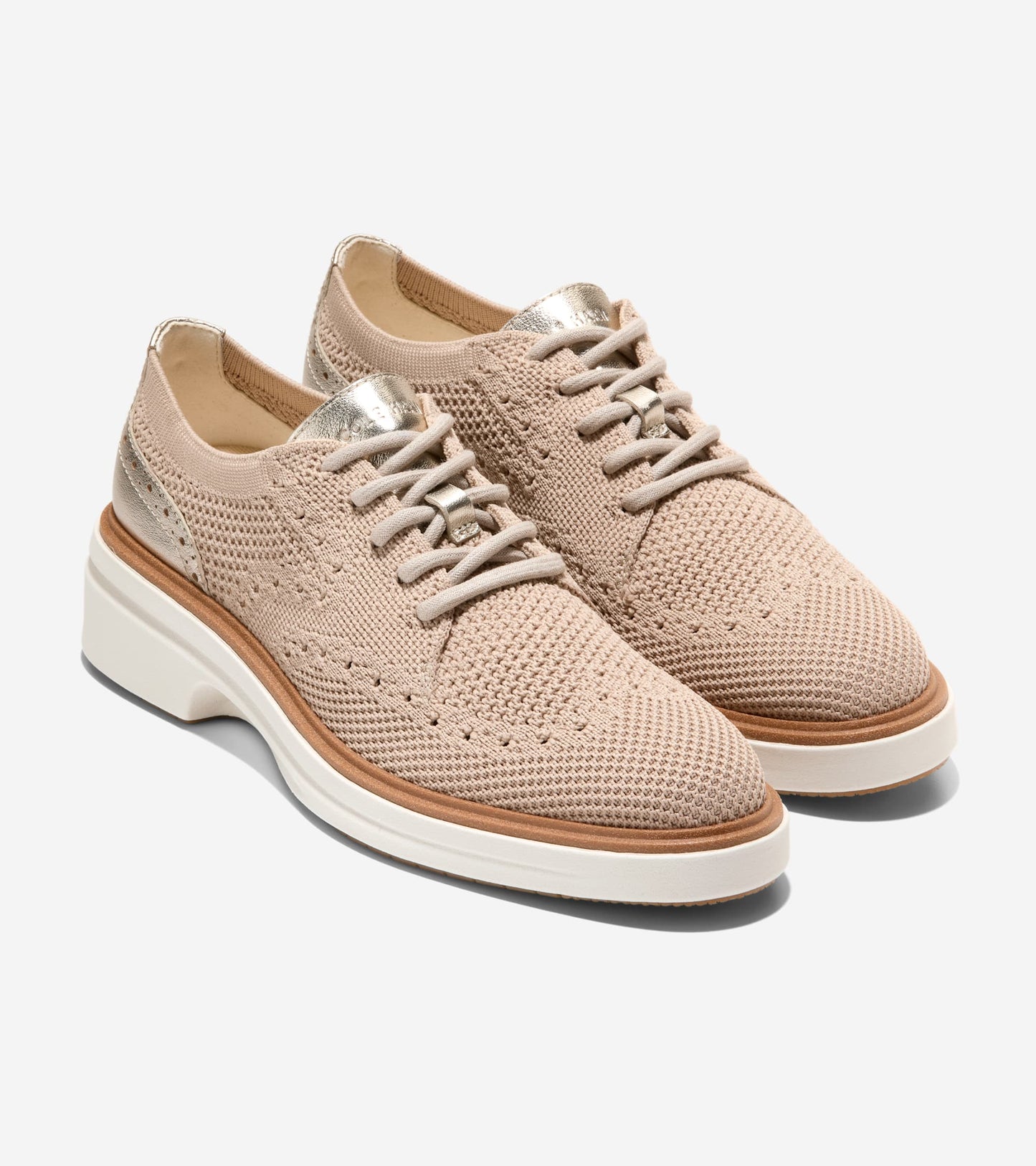 Women's ØriginalGrand CitySpectre Stitchlite™ Oxfords-Light Sesame-Soft Gold