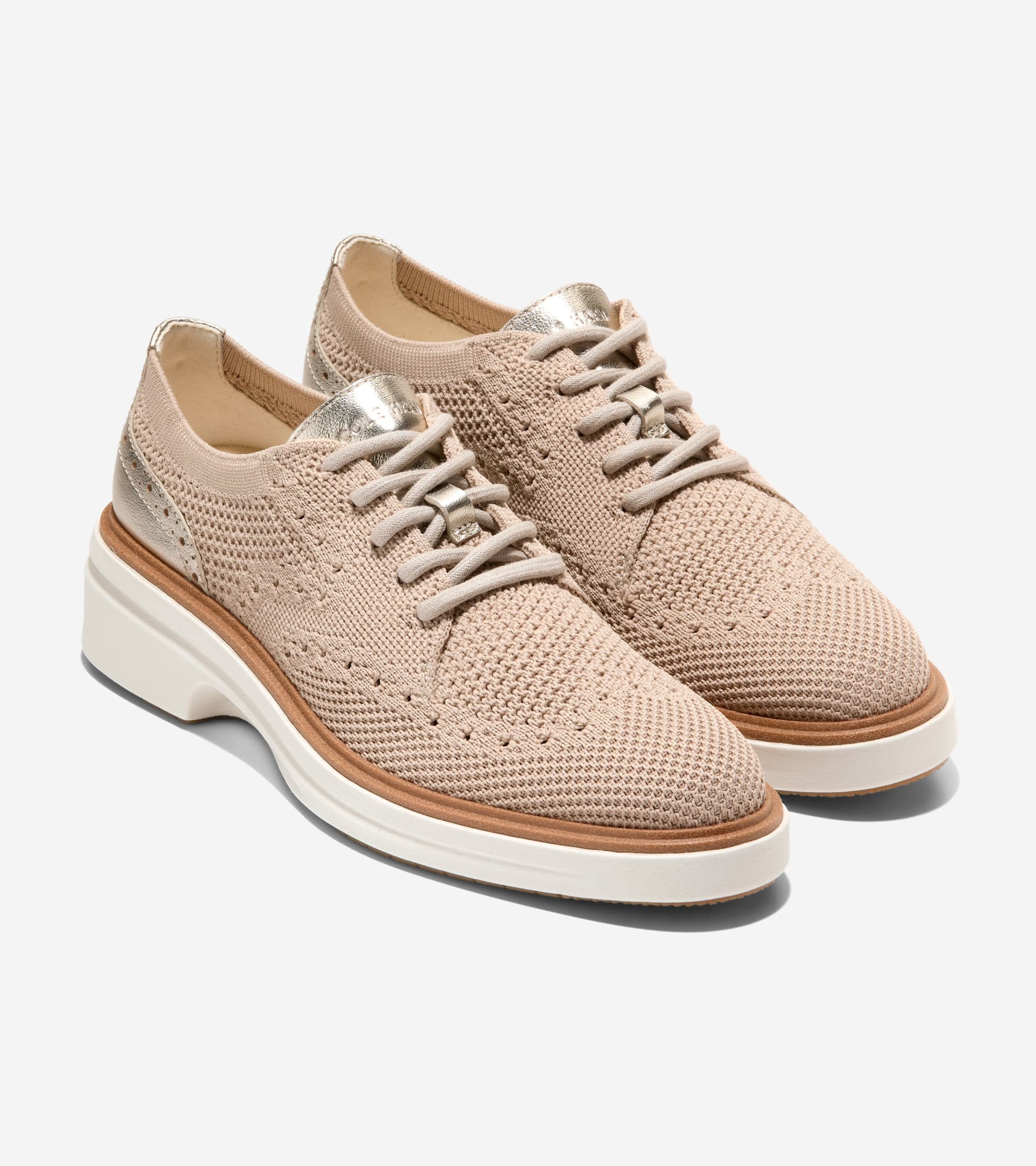 Women's ØriginalGrand CitySpectre Stitchlite™ Oxfords-Light Sesame-Soft Gold