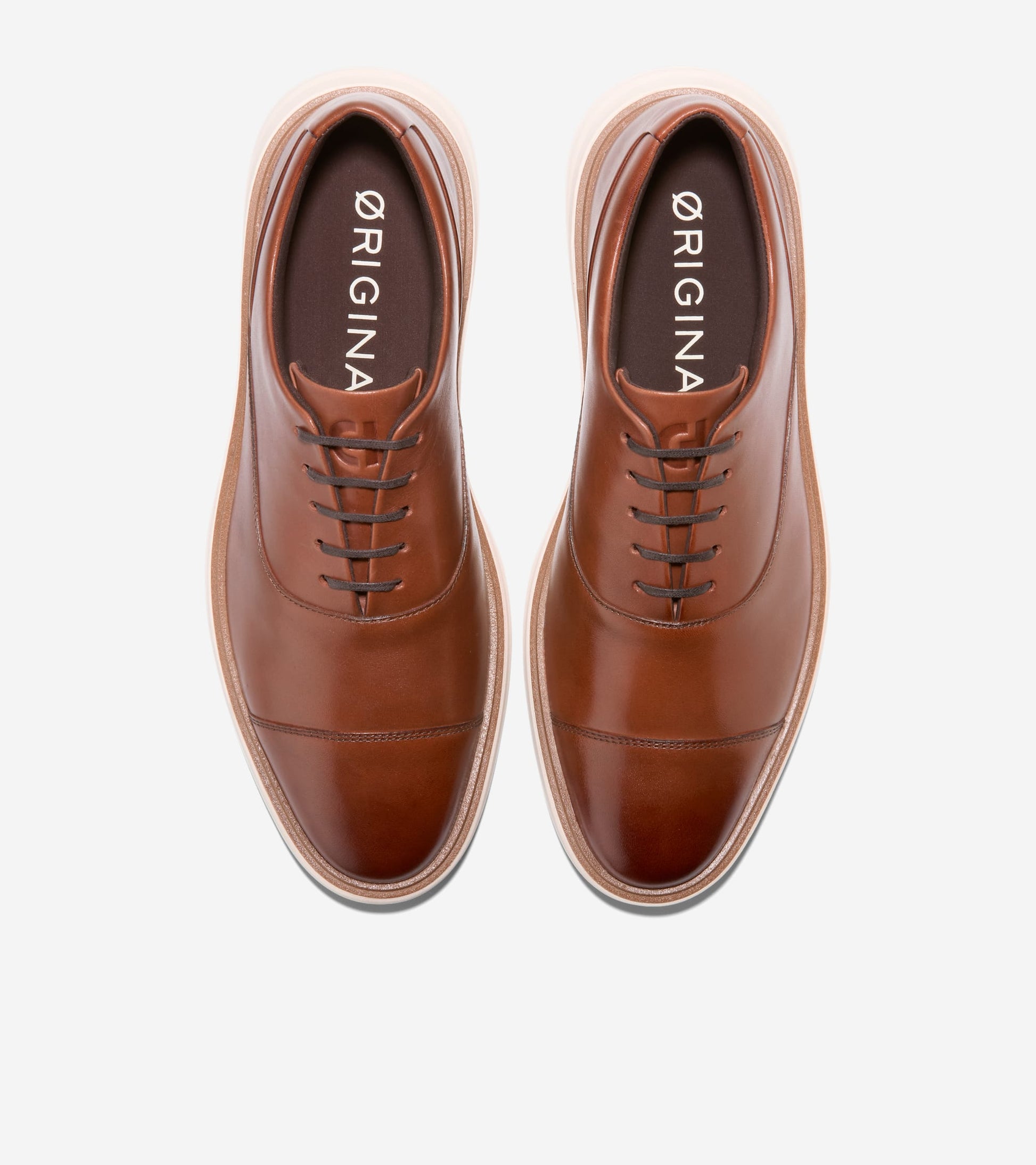 Men's ØriginalGrand CitySpectre Cap Toe Oxfords-Woodbury-Natural-Ivory