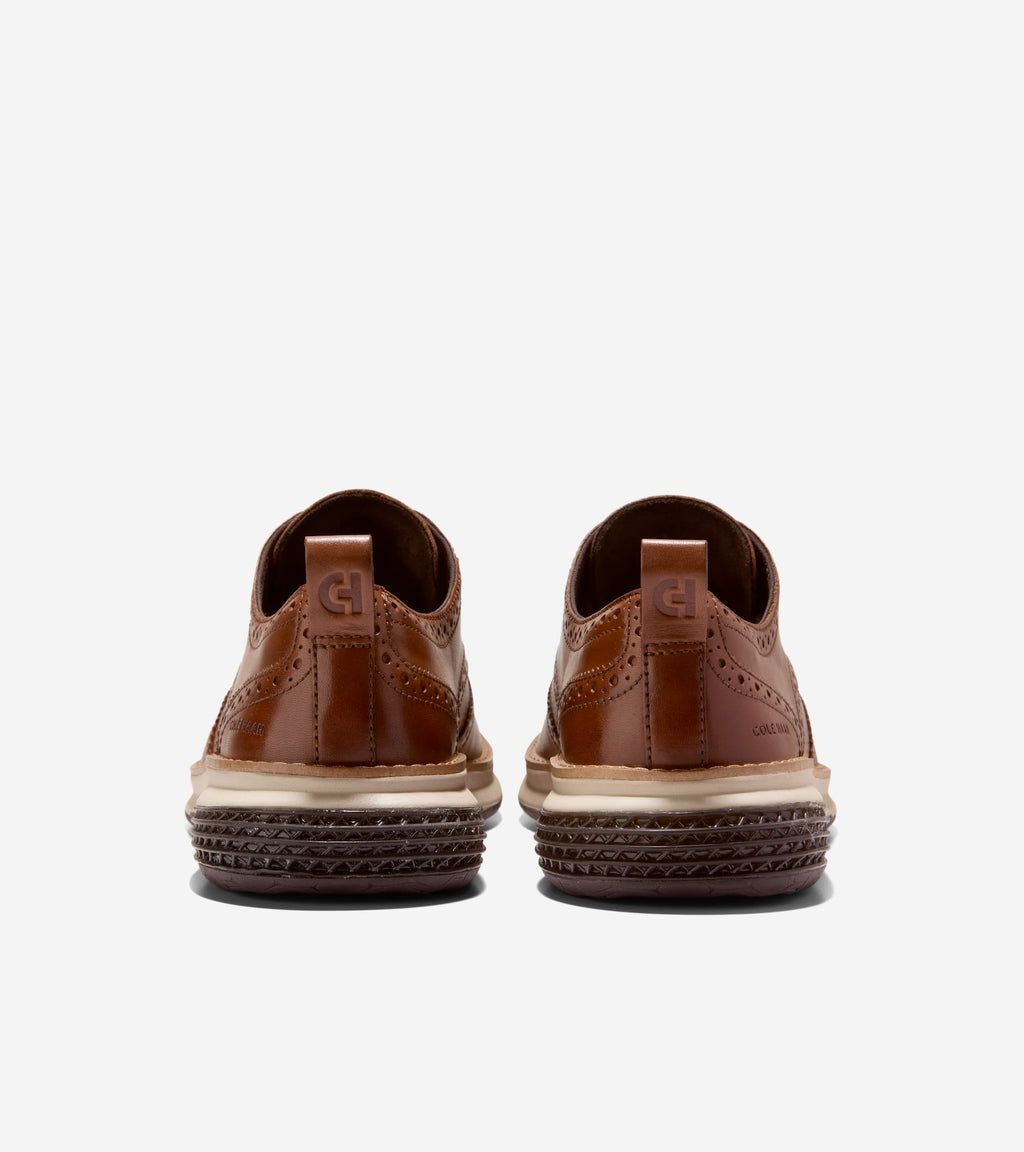 Men's ØriginalGrand Energyweave Wingtip Oxfords-British Tan-Ivory