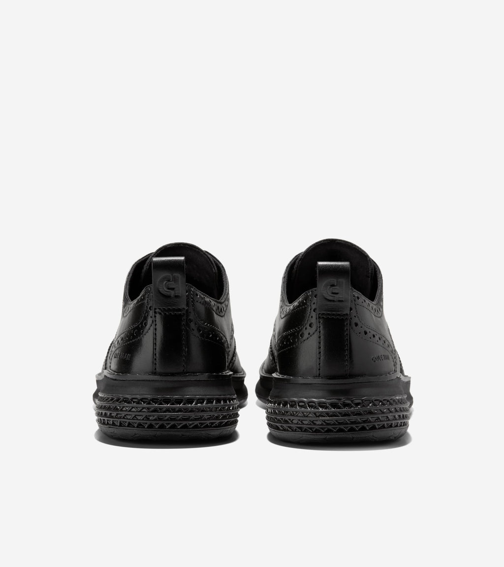 Men's ØriginalGrand Energyweave Wingtip Oxfords-Black