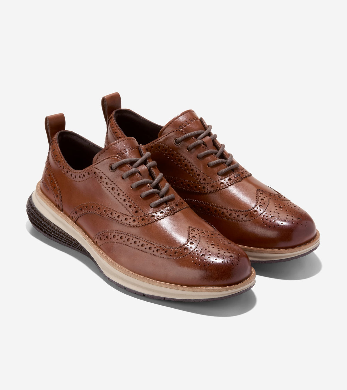 Men's ØriginalGrand Energyweave Wingtip Oxfords-British Tan-Ivory