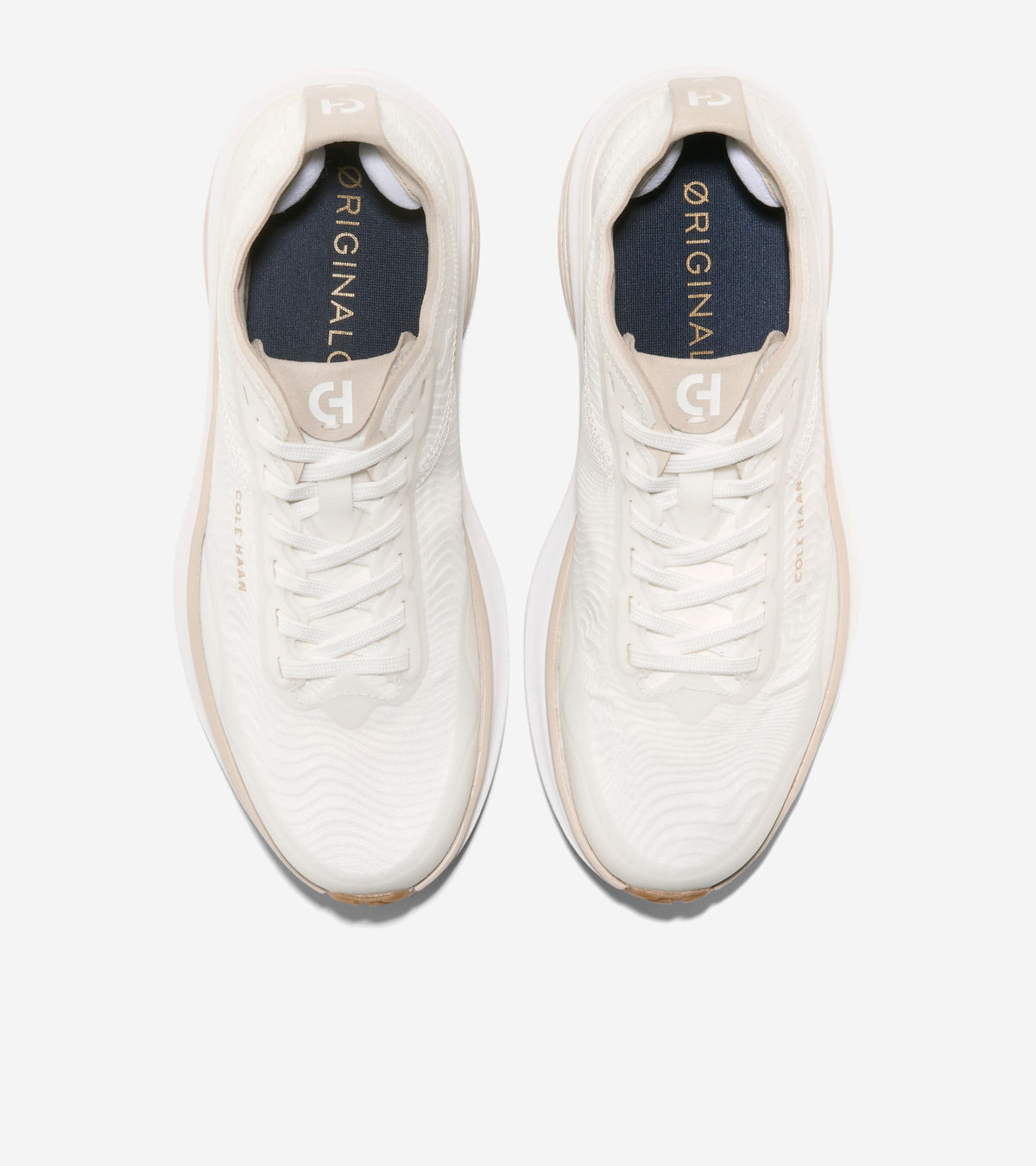Women's ØriginalGrand SkyWeave™ Everarc Running Sneakers-White-Ivory-Ancient Scroll