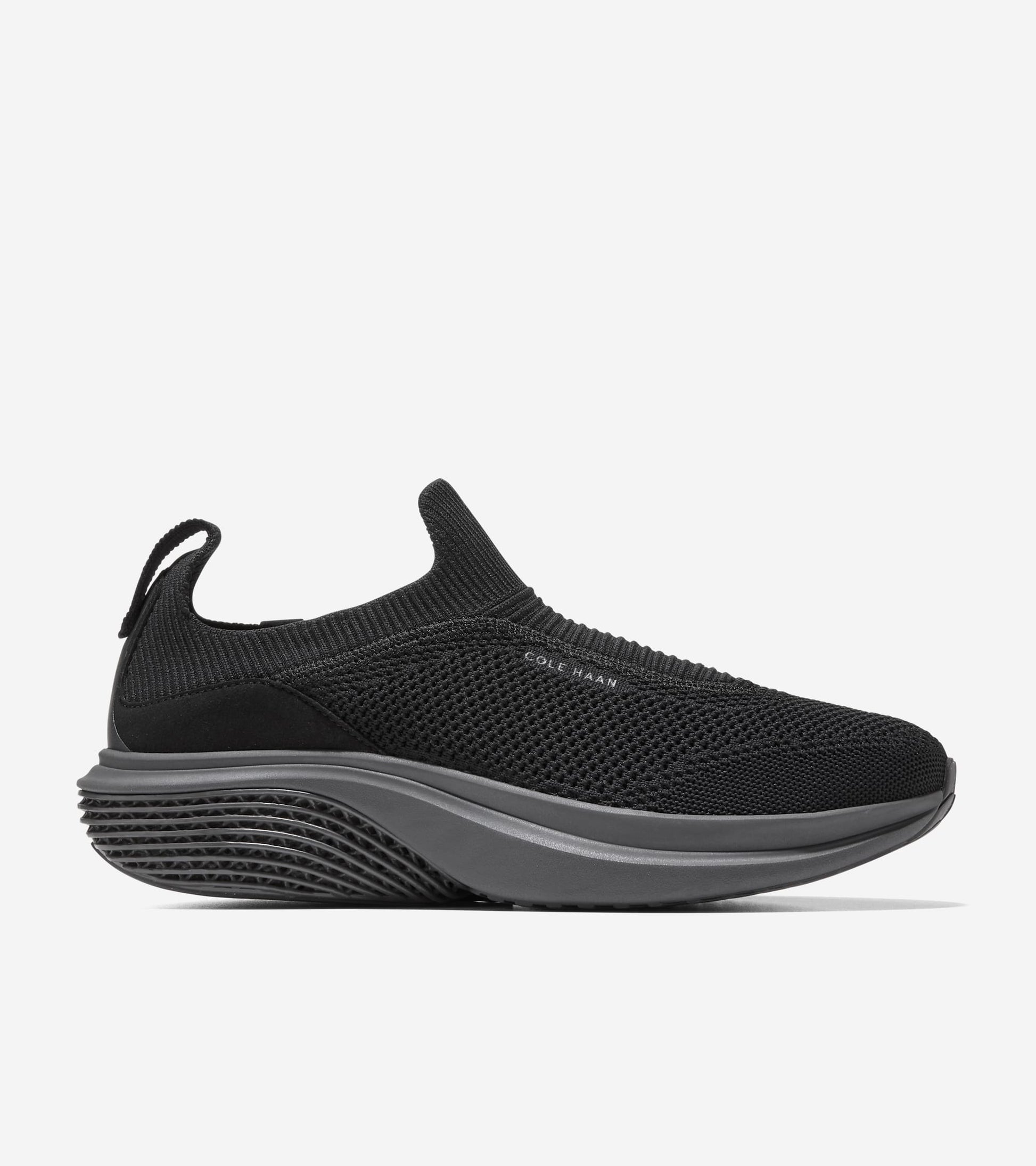 Men's ØriginalGrand SkyWeave™ Everarc Running Sneakers-Black-Gray Pinstripe