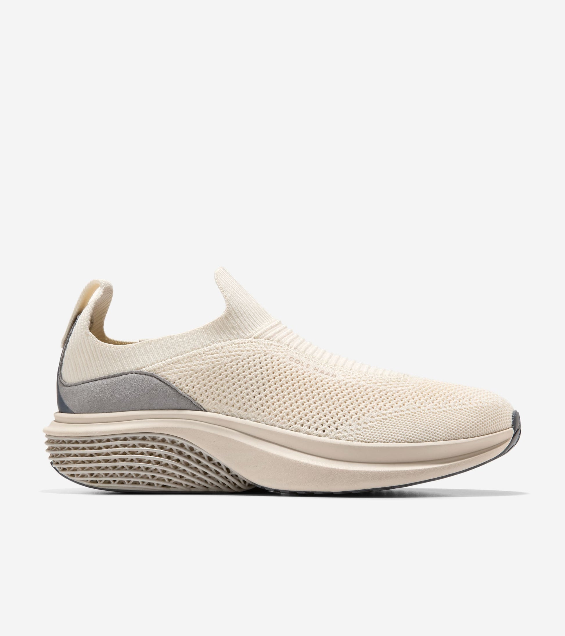 Men's ØriginalGrand SkyWeave™ Everarc Running Sneakers-Ivory-Tradewinds-Pumice Stone