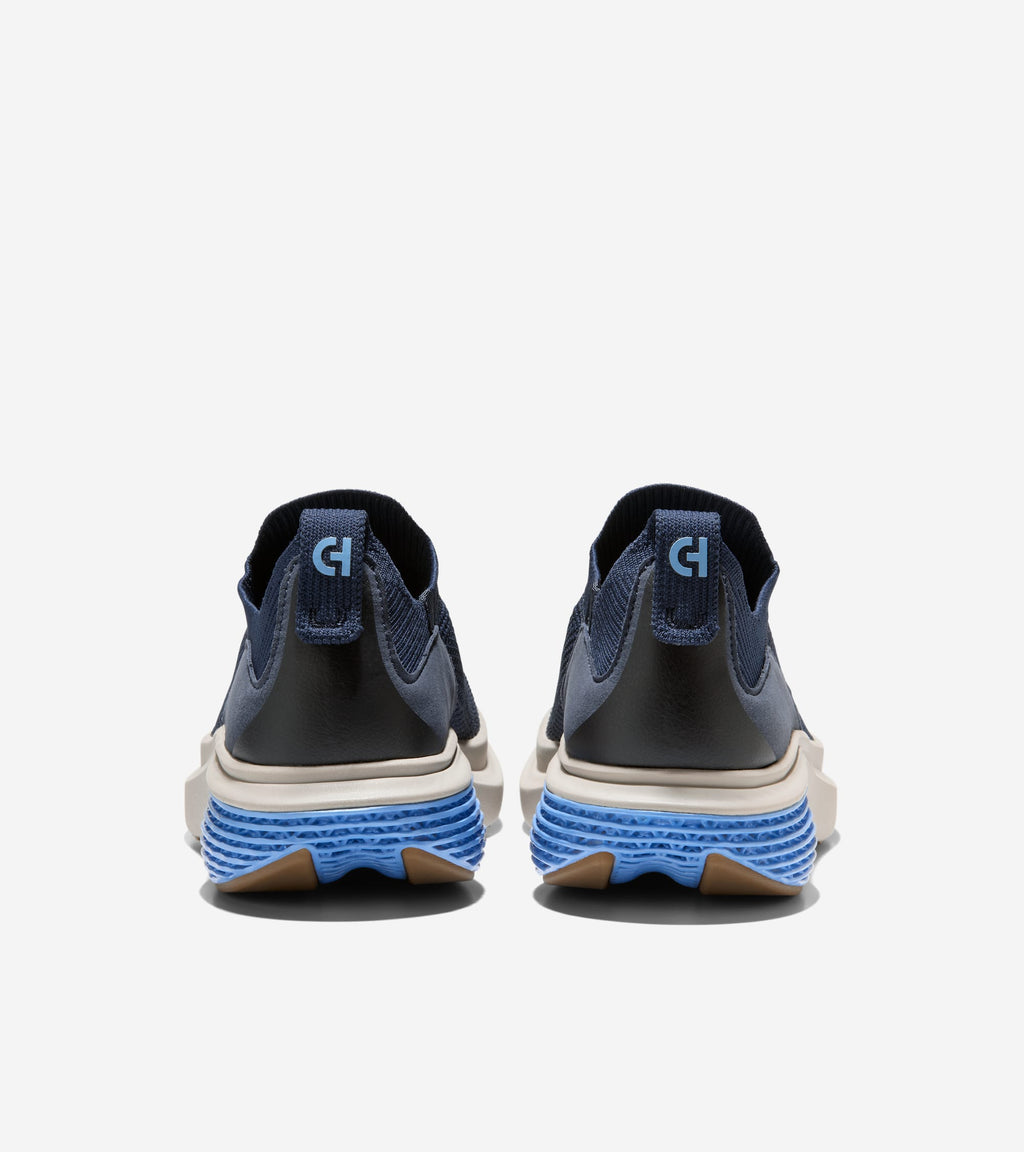 Men's ØriginalGrand SkyWeave™ Everarc Running Sneakers-Navy Blazer-Vista Blue-Dove