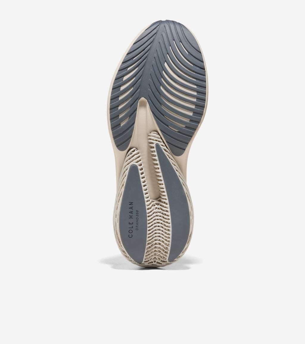 Men's ØriginalGrand SkyWeave™ Everarc Running Sneakers-Ivory-Tradewinds-Pumice Stone