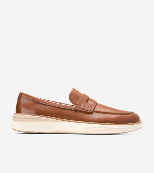 Men's ØriginalGrand Horizon Penny Loafers-British Tan-Natural-Ivory