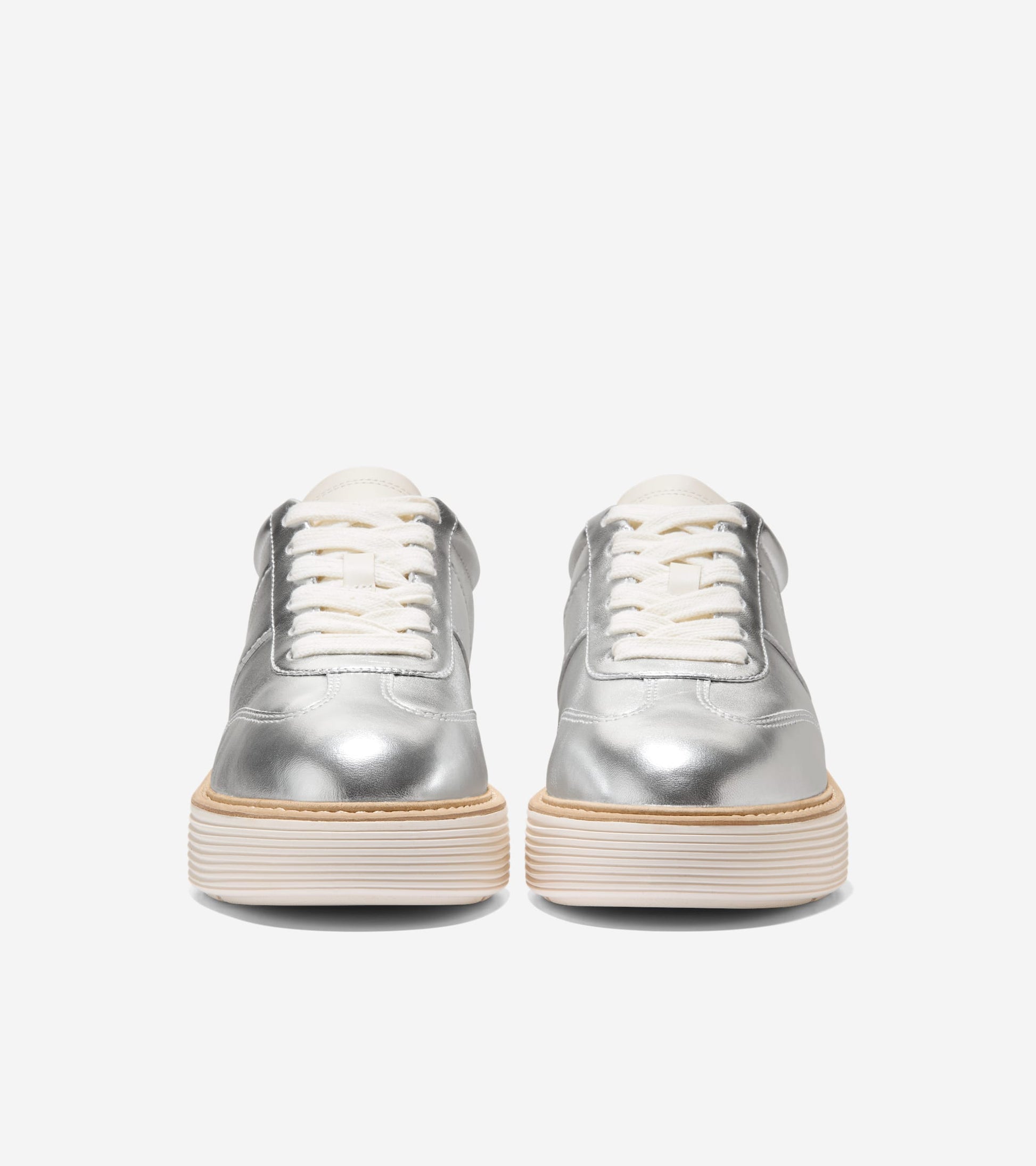 Women's ØriginalGrand Max Platform Sneakers-Silver Metallic-Ivory