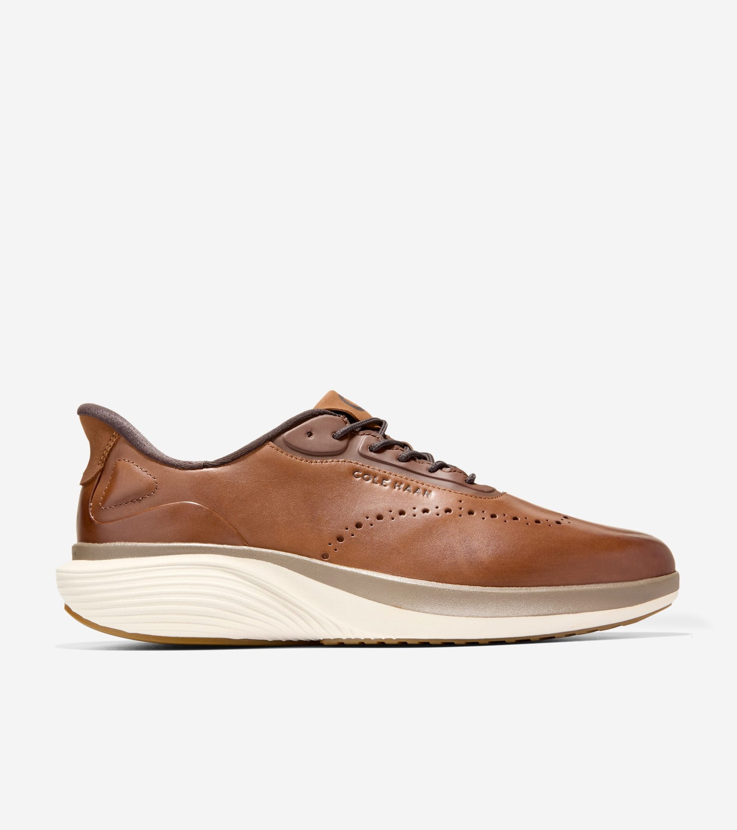 Men's ØriginalGrand Neoarc Quick-On Wingtip Oxfords-British Tan-Irish Coffee-Ivory