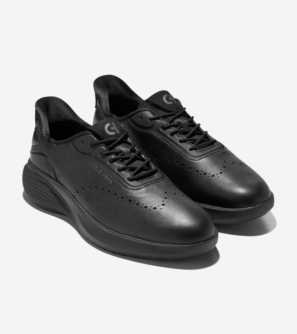 Men's ØriginalGrand Neoarc Quick-On Wingtip Oxfords-Black