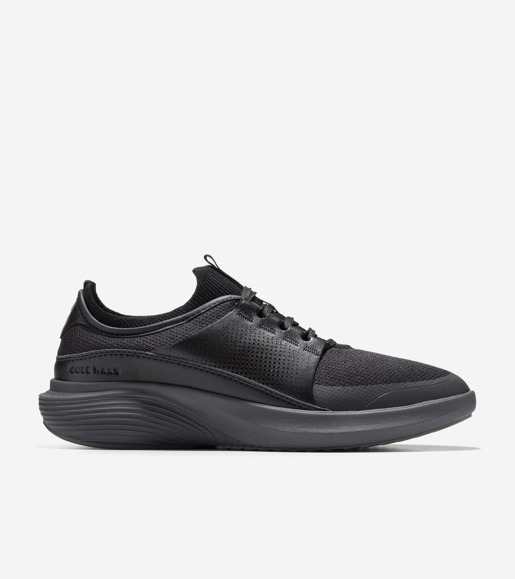 Men's  ØriginalGrand Neoarc Sneaker Oxfords-Black-Gray Pinstripe