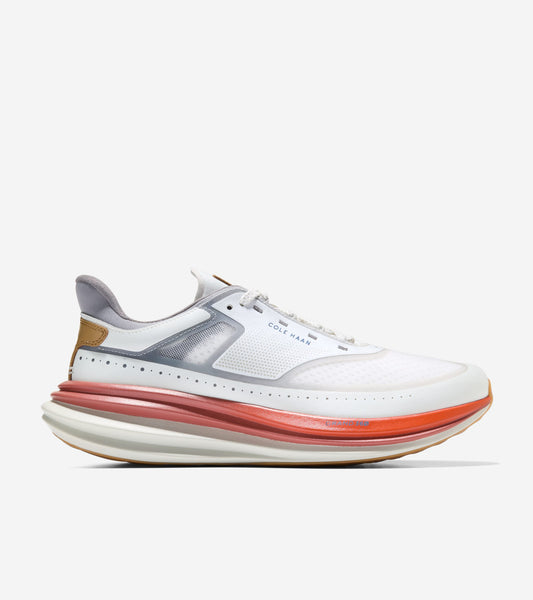 Men's ØriginalGrand Quadstar Running Sneakers-White-Titanium-Silver Birch