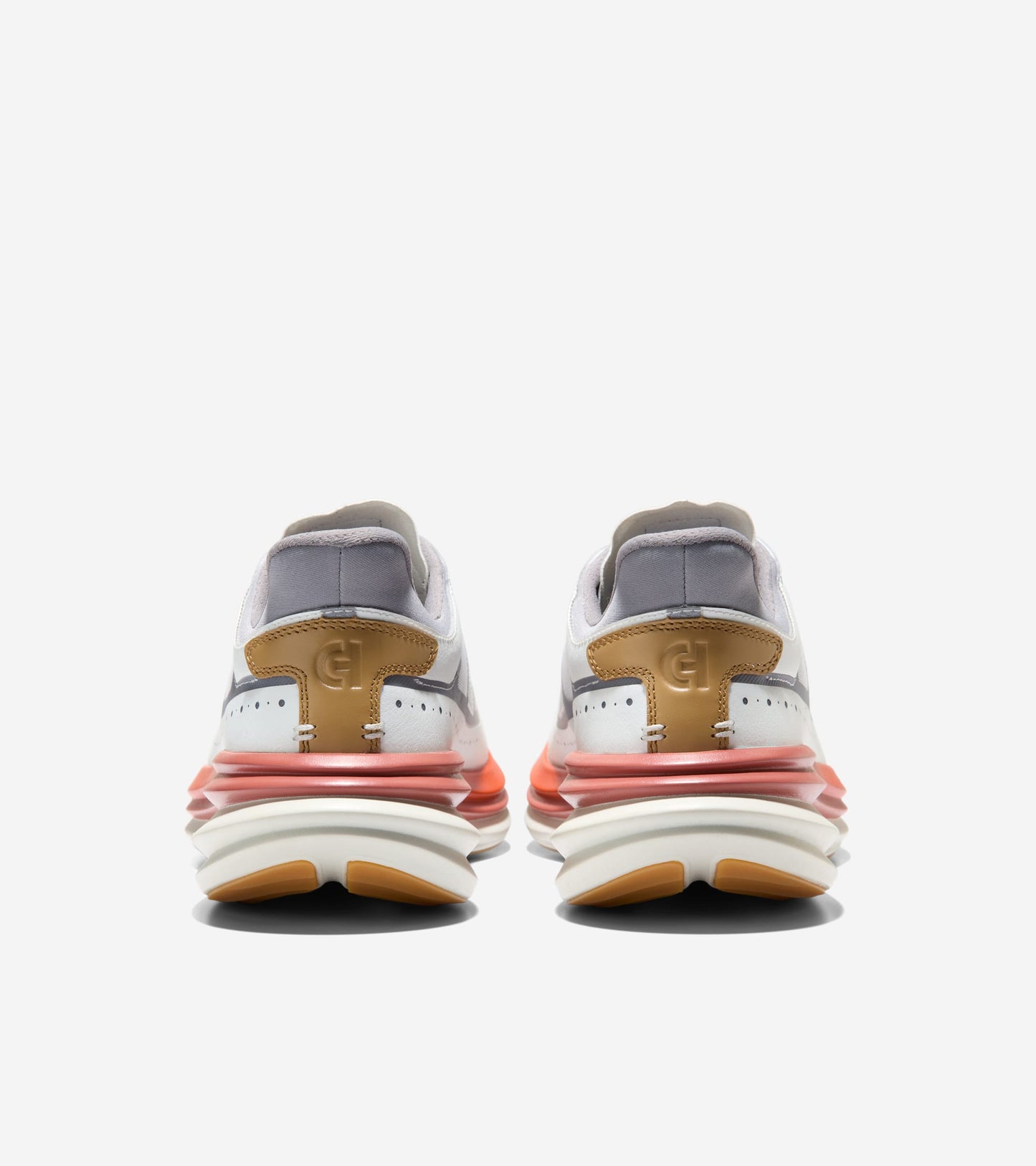Men's ØriginalGrand Quadstar Running Sneakers-White-Titanium-Silver Birch