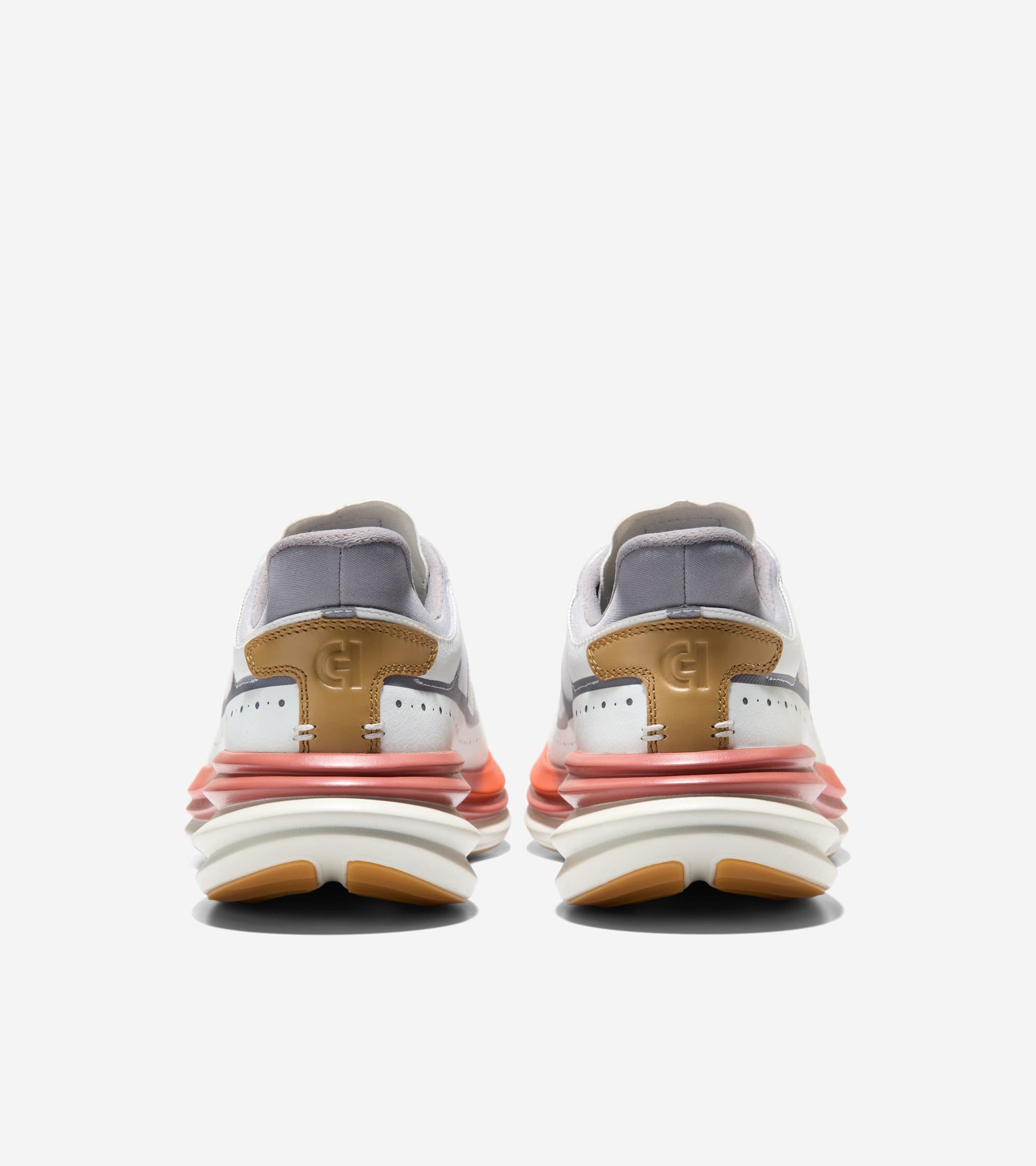 Men's ØriginalGrand Quadstar Running Sneakers-White-Titanium-Silver Birch