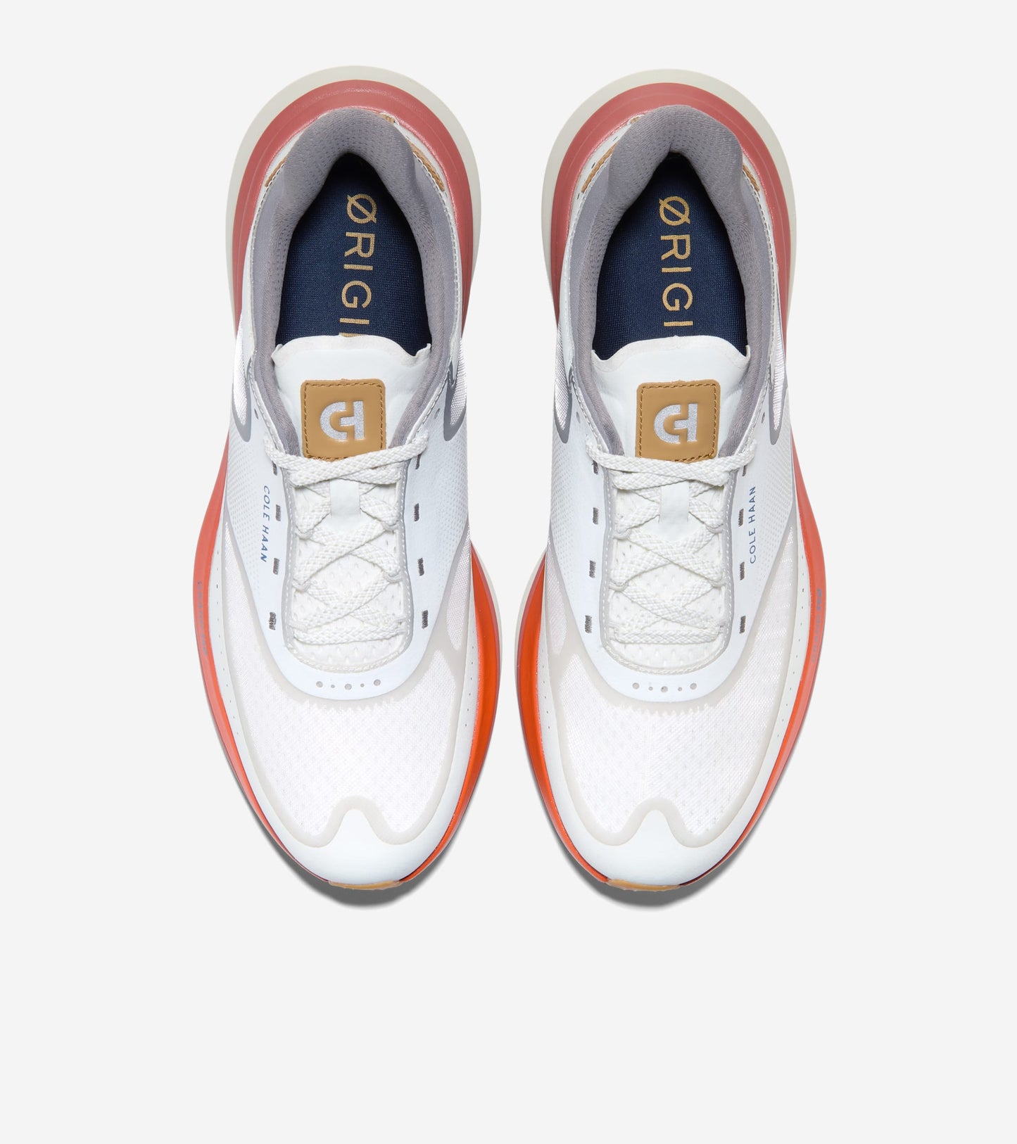 Men's ØriginalGrand Quadstar Running Sneakers-White-Titanium-Silver Birch