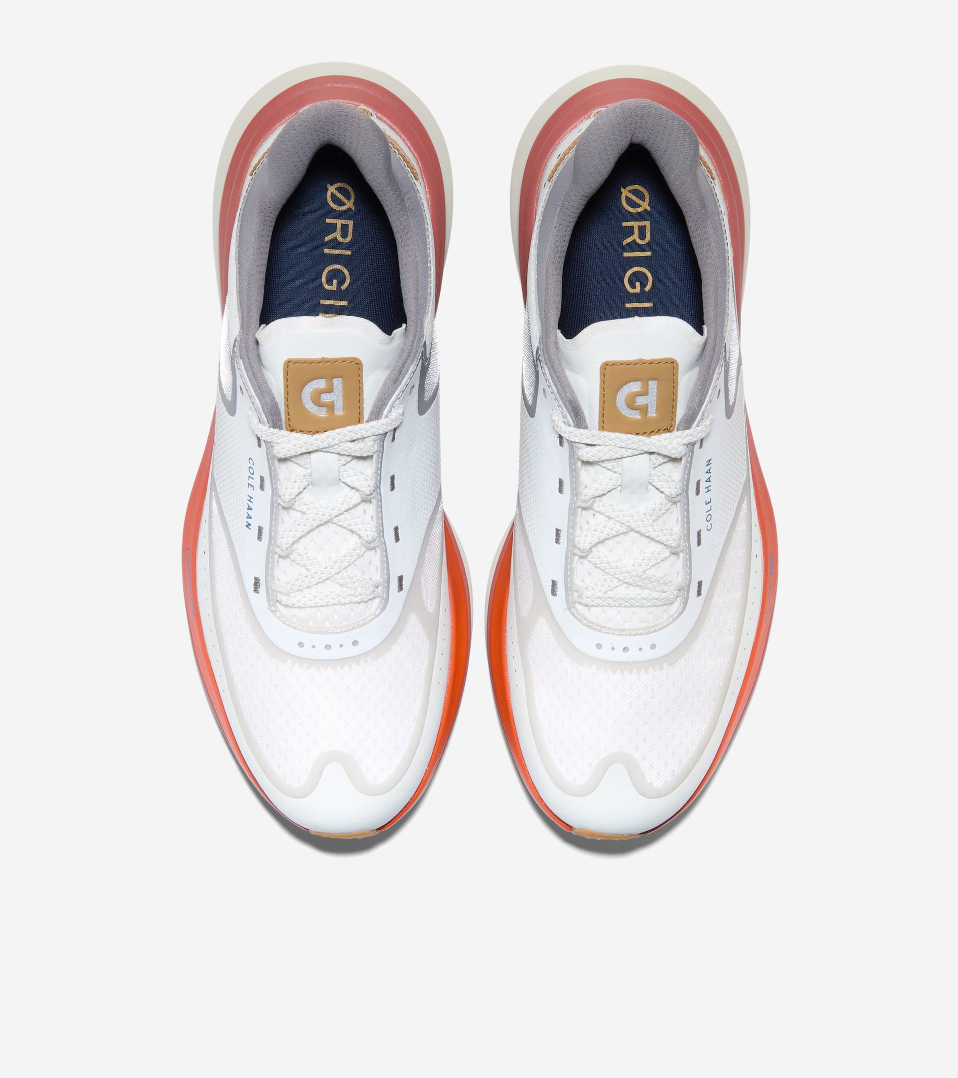 Men's ØriginalGrand Quadstar Running Sneakers-White-Titanium-Silver Birch