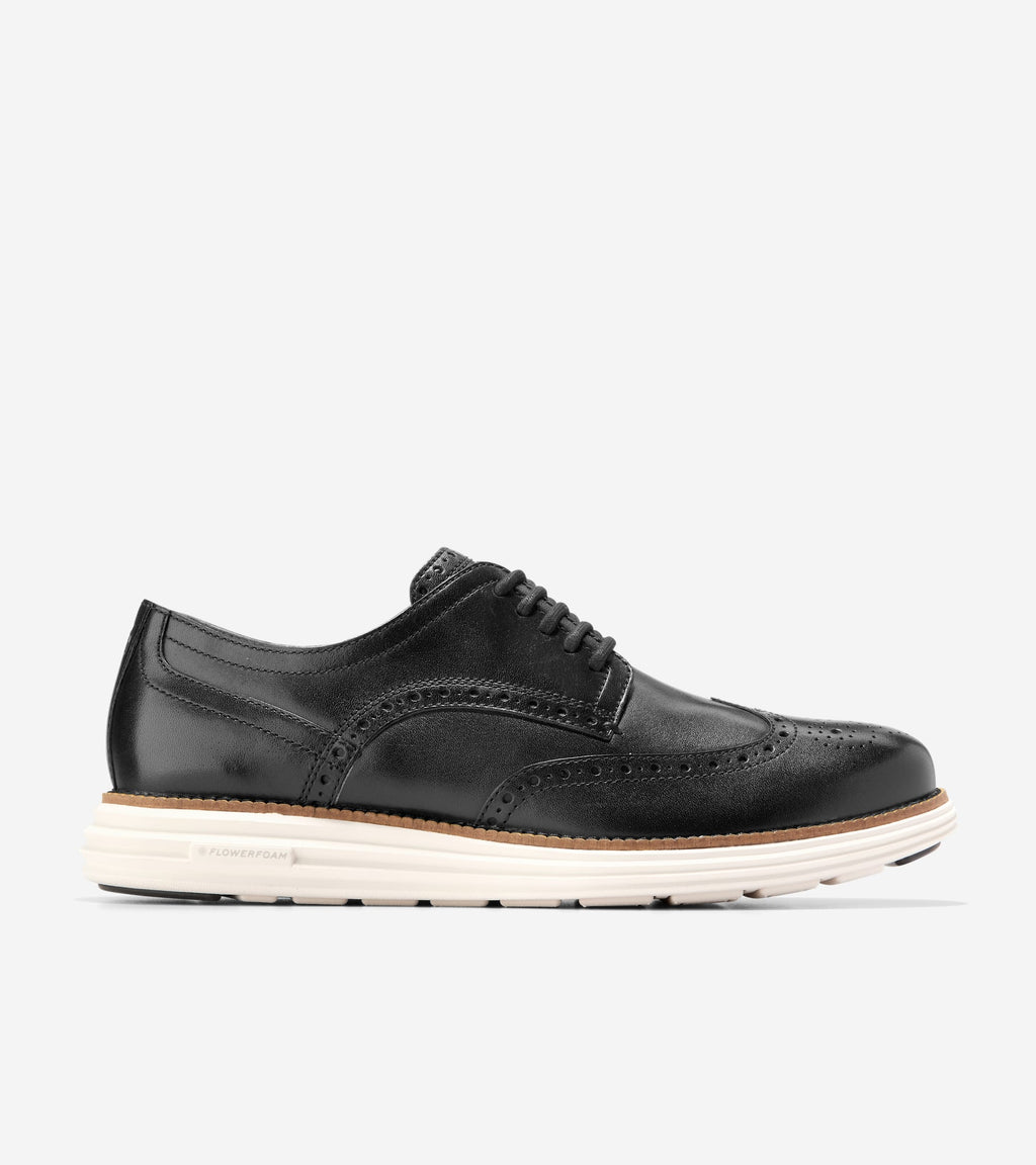 Men's ØriginalGrand Remastered Wingtip Oxfords-Black-Ivory