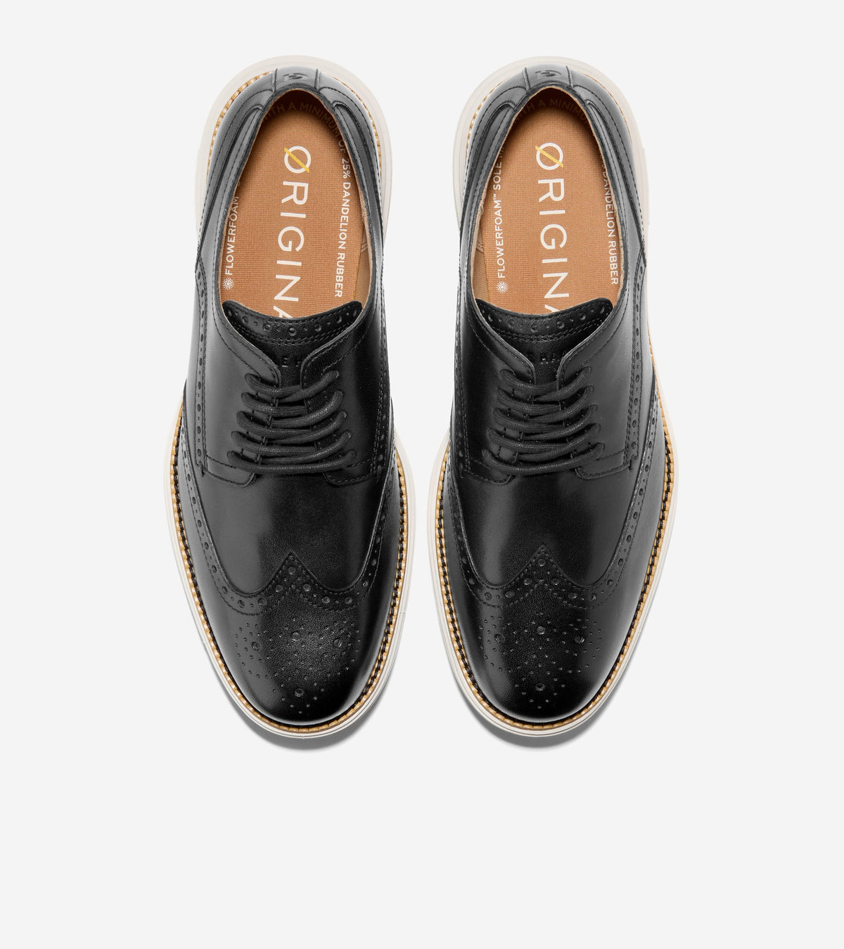 Men's ØriginalGrand Remastered Wingtip Oxfords-Black-Ivory