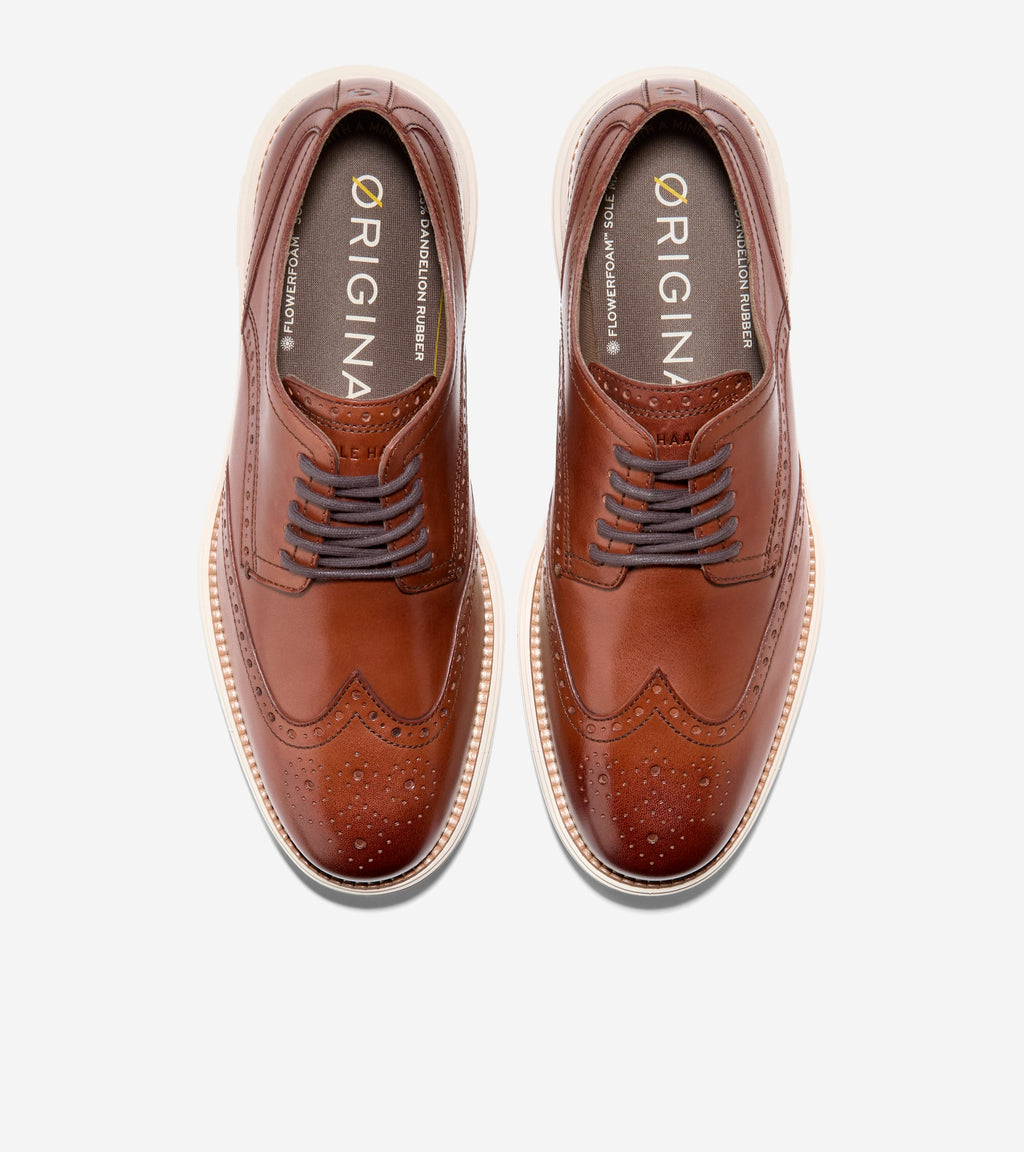 Men's ØriginalGrand Remastered Wingtip Oxfords-Woodbury-Ivory