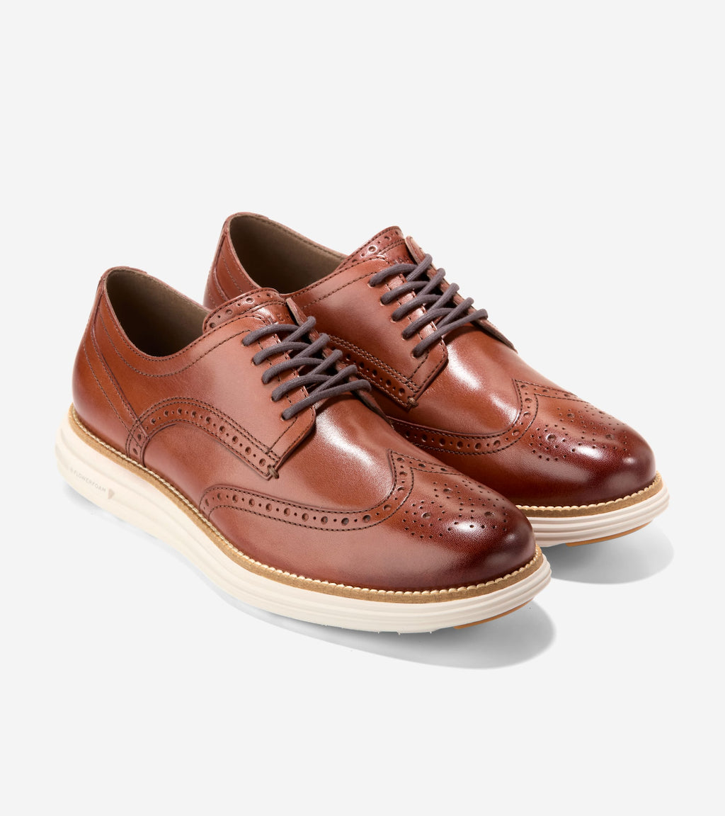 Men's ØriginalGrand Remastered Wingtip Oxfords-Woodbury-Ivory