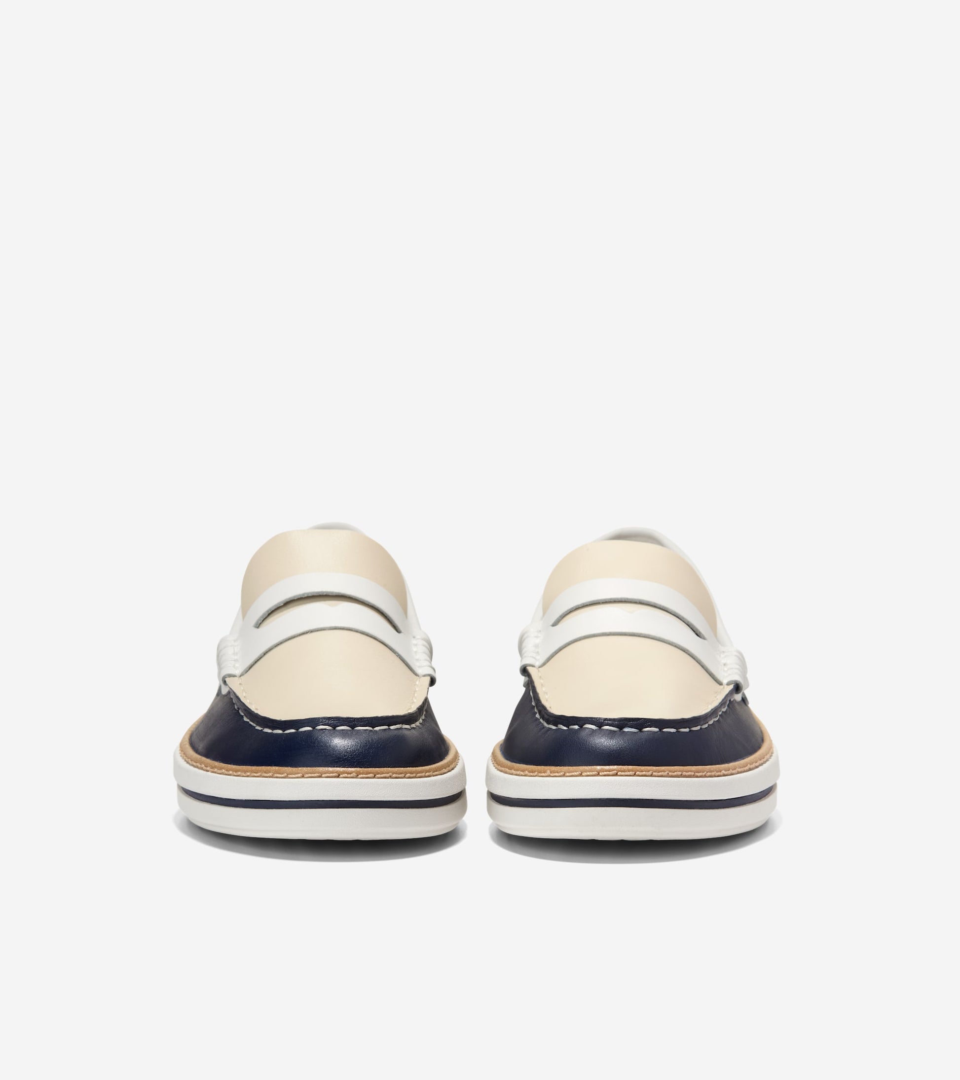 Women's Pinch Long-Weekender Penny Loafers-Midnight Moon-Powder