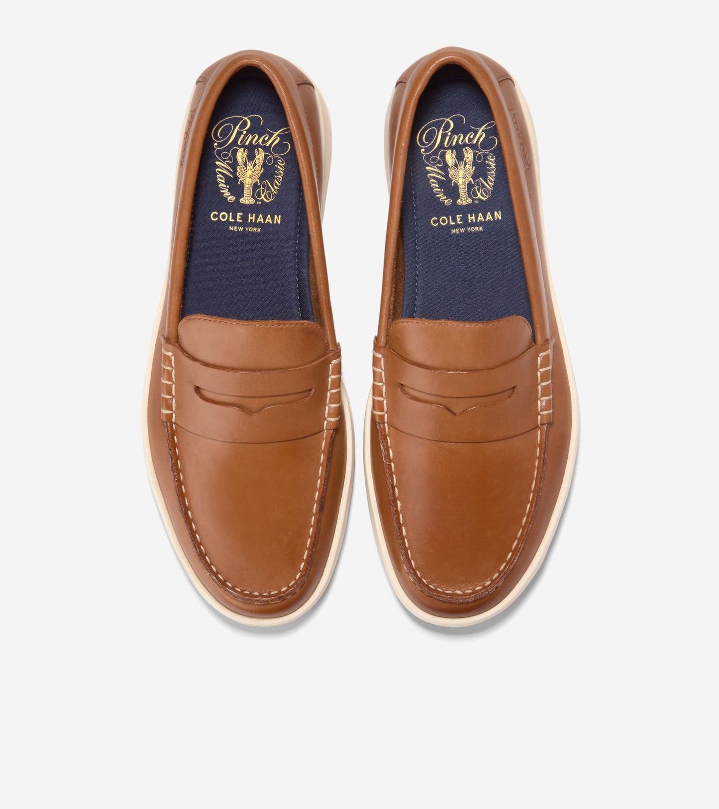Men's Pinch Long-Weekender Penny Loafers-British Tan-Angora