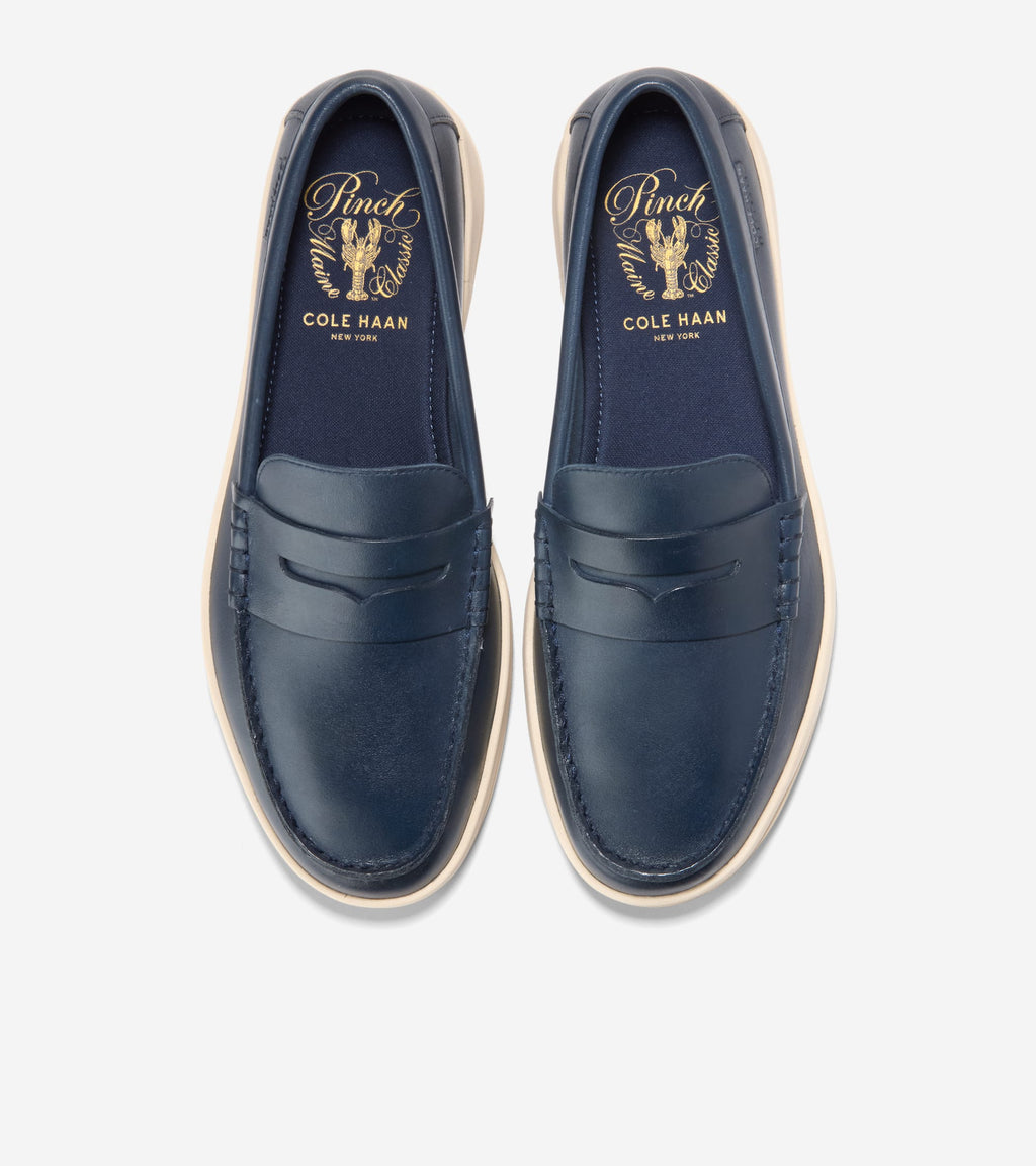 Men's Pinch Long-Weekender Penny Loafers-Navy Blazer-Angora
