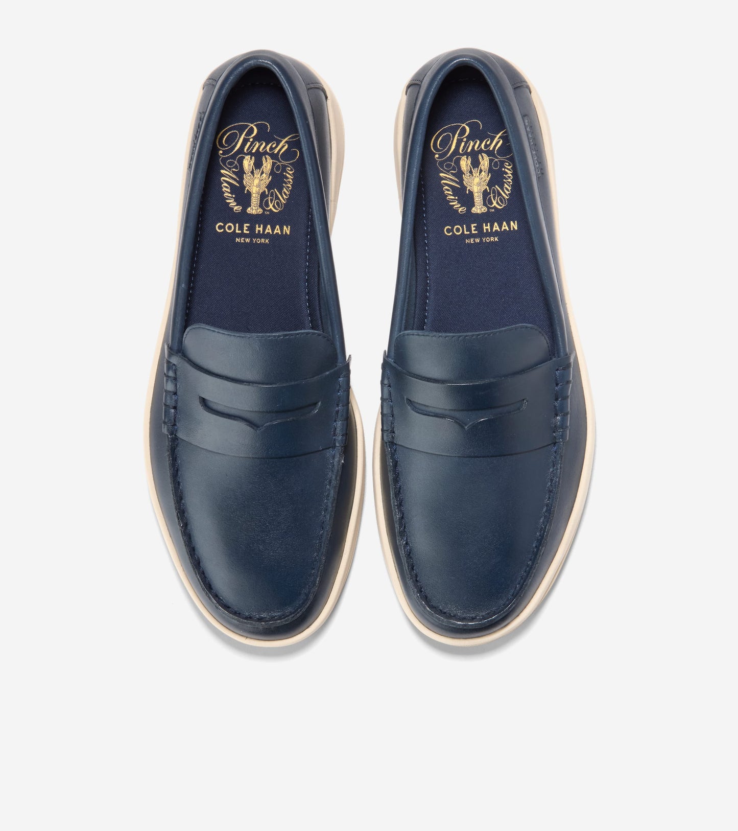 Men's Pinch Long-Weekender Penny Loafers-Navy Blazer-Angora