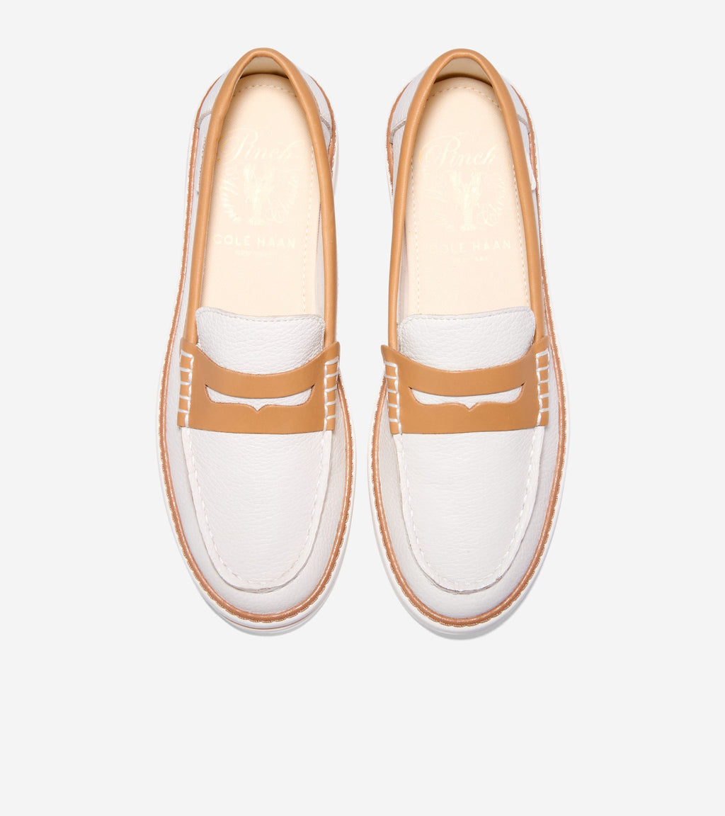 Women's Pinch Long-Weekender Penny Loafers-Powder-Biscuit