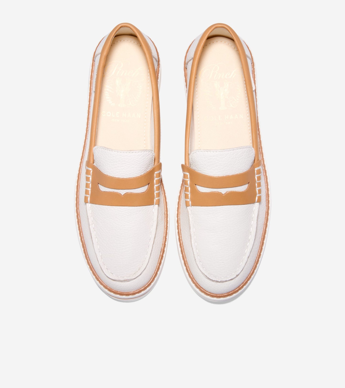Women's Pinch Long-Weekender Penny Loafers-Powder-Biscuit
